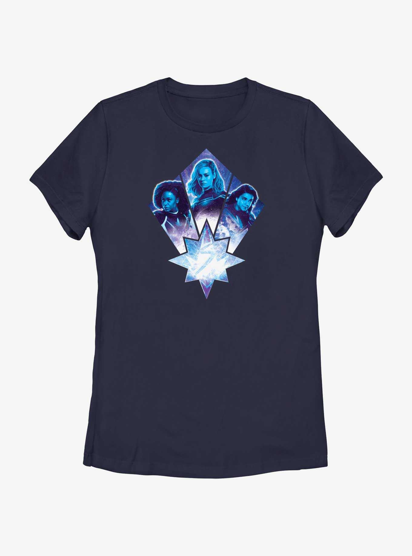 Marvel The Marvels Trio Team Badge Womens T-Shirt, , hi-res