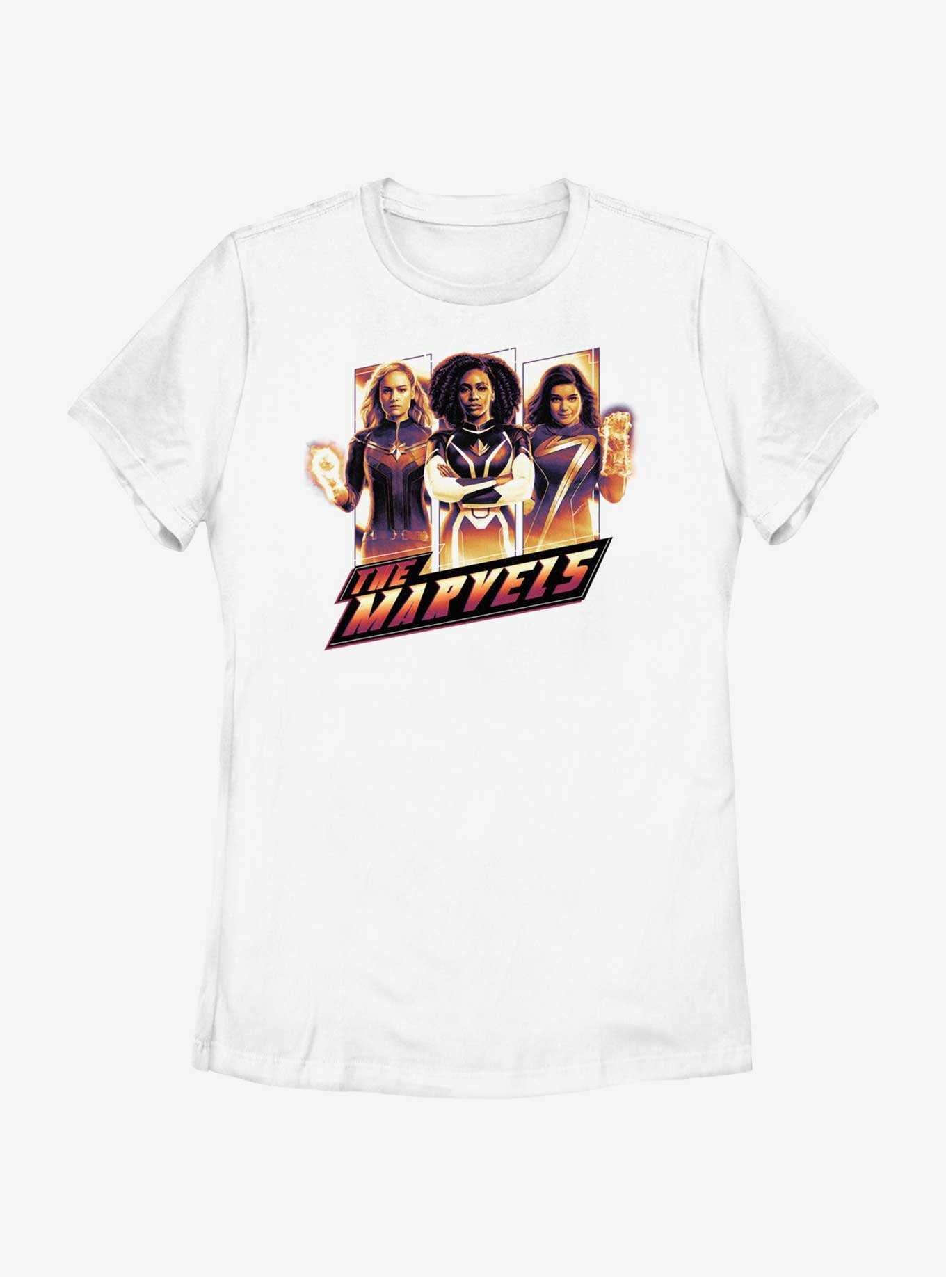 Marvel The Marvels Team Pose Womens T-Shirt, , hi-res