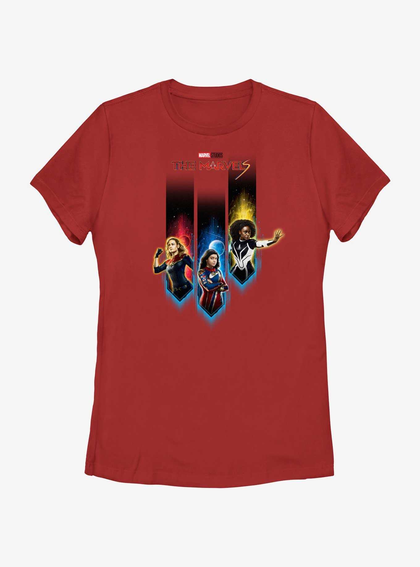 Marvel The Marvels Interplanetary Heroes Womens T-Shirt, , hi-res