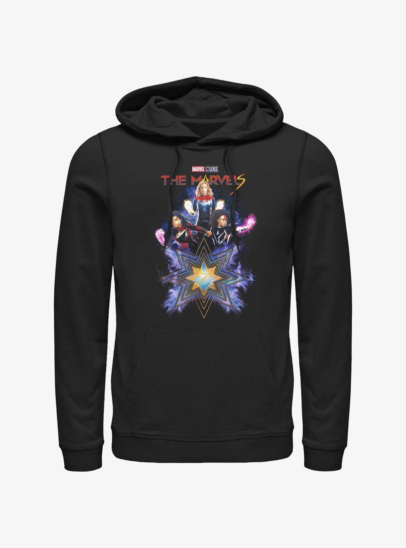 Marvel The Marvels Fabulous Marvels Hoodie Her Universe Web Exclusive, BLACK, hi-res