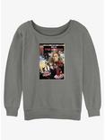 Marvel The Marvels Comic Book Cover Womens Slouchy Sweatshirt Her Universe Web Exclusive, GRAY HTR, hi-res