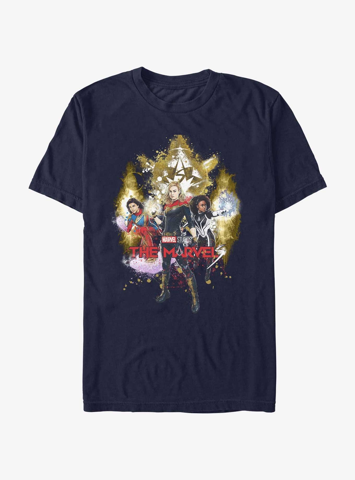 Marvel The Marvels Splatter Power T-Shirt Her Universe Web Exclusive, , hi-res