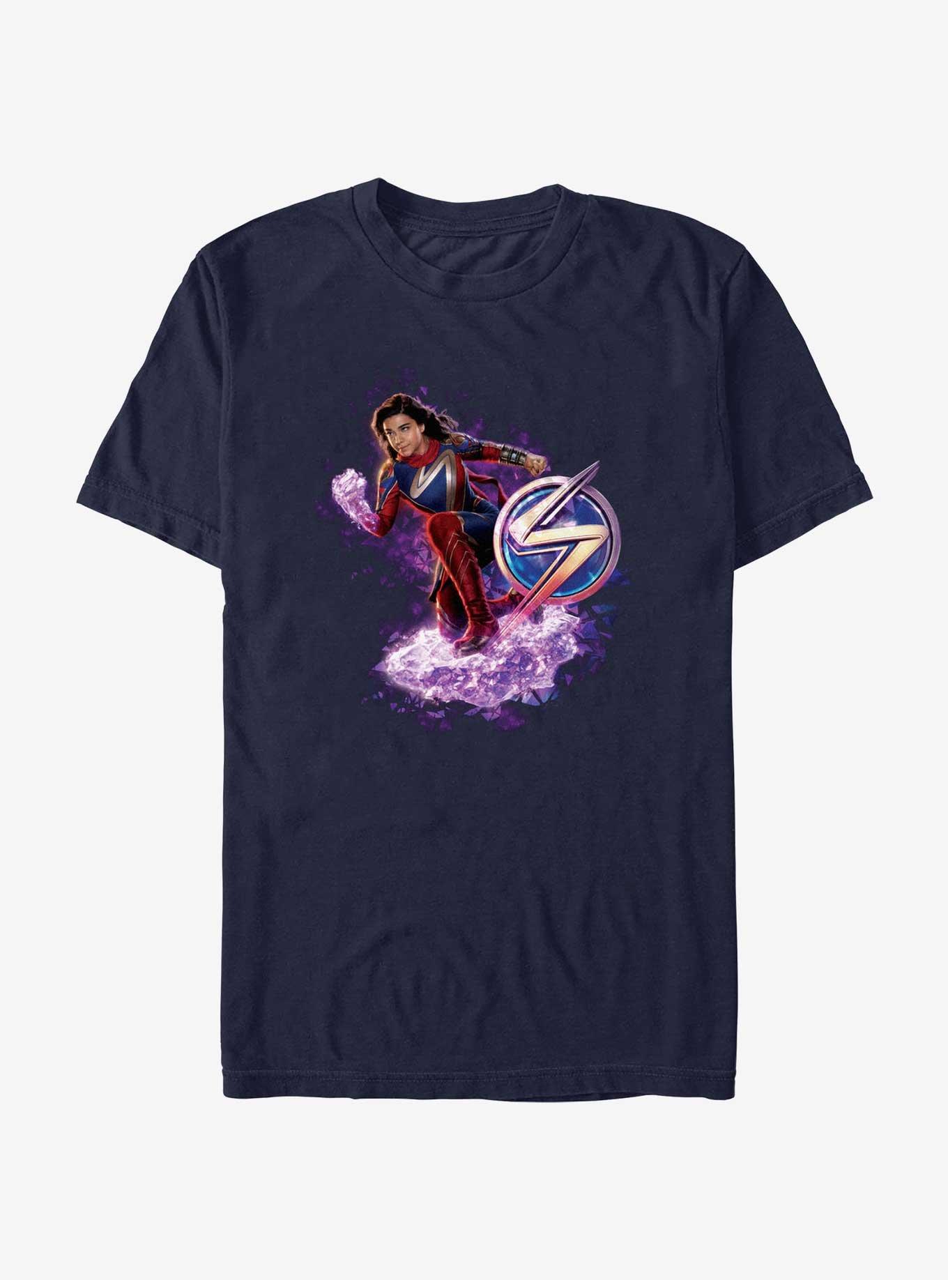 Marvel The Marvels Ms. Marvel Hero Pose T-Shirt, , hi-res