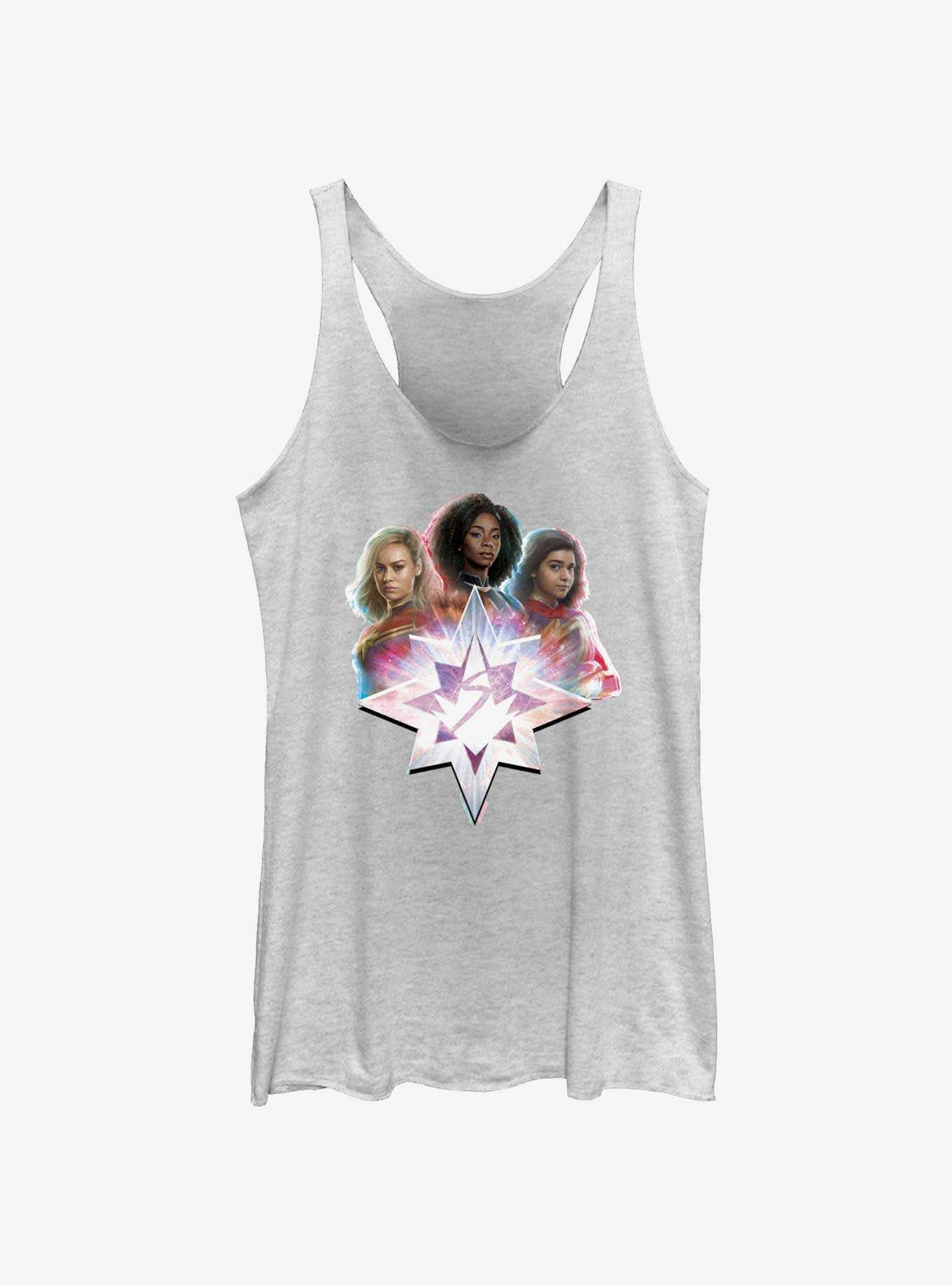 Marvel The Marvels Glitched Hero Womens Tank Top, , hi-res