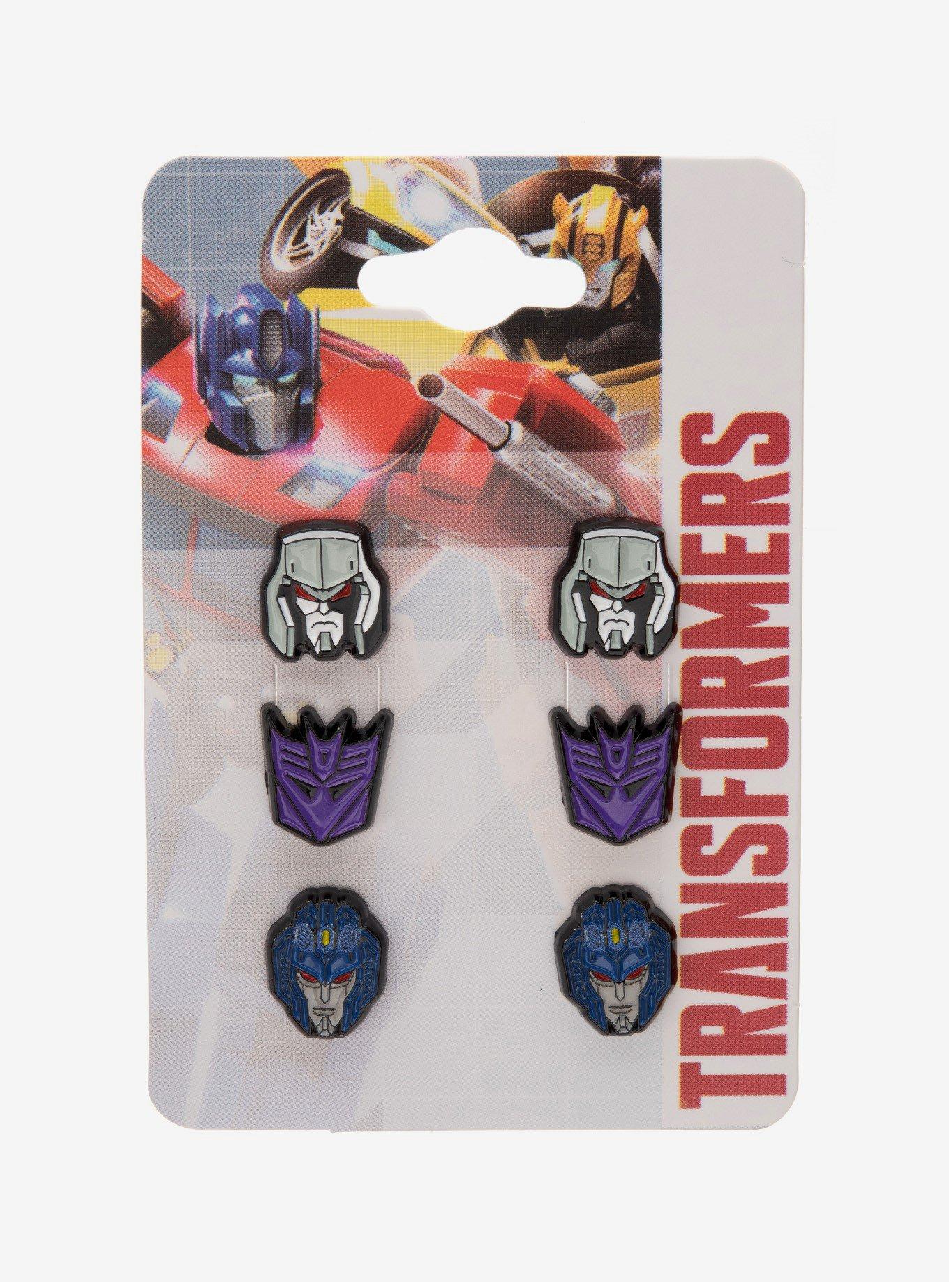 Transformers Decepticons Stud Earring Set