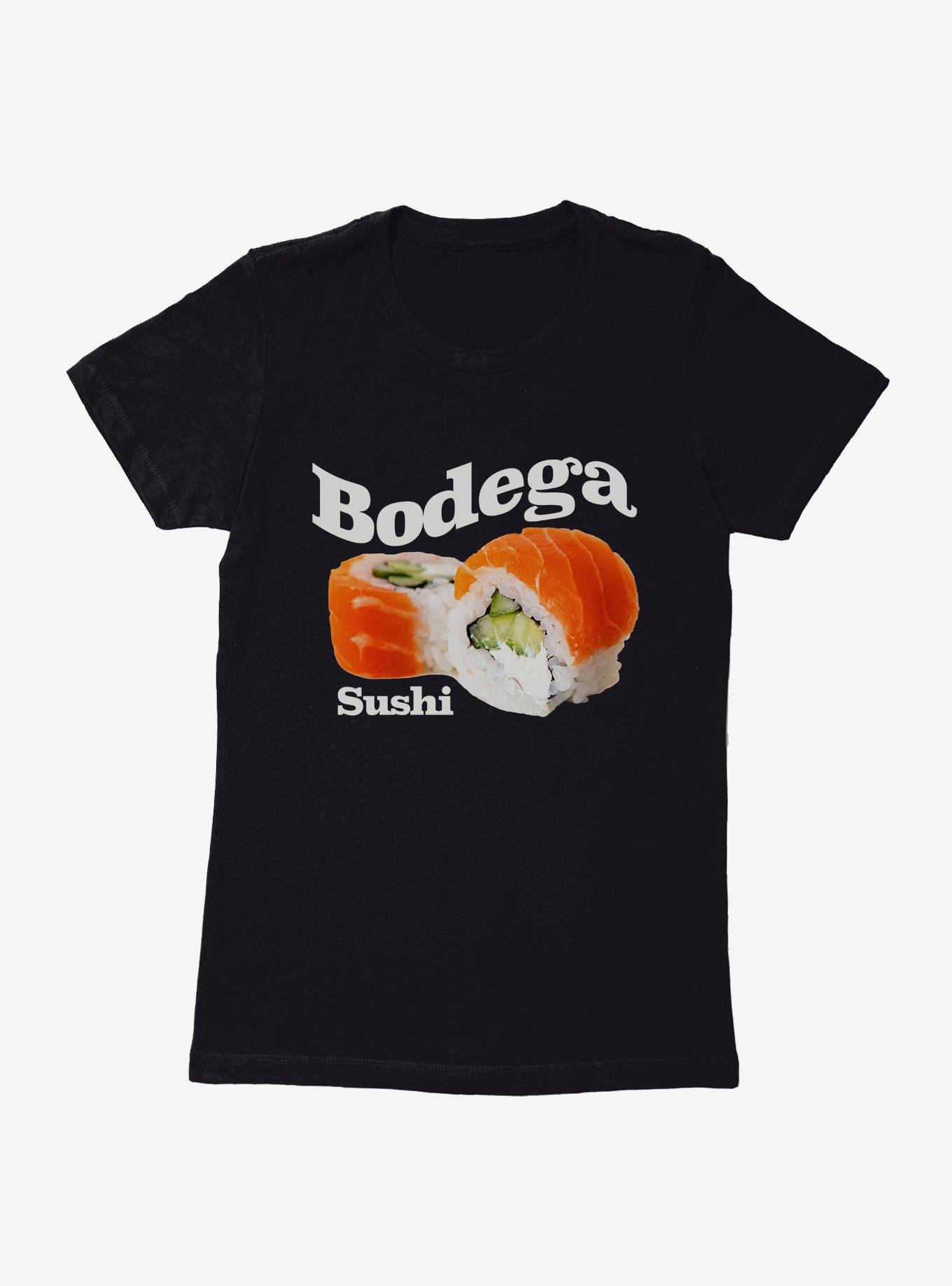 Bodega Sushi Womens T-Shirt, BLACK, hi-res