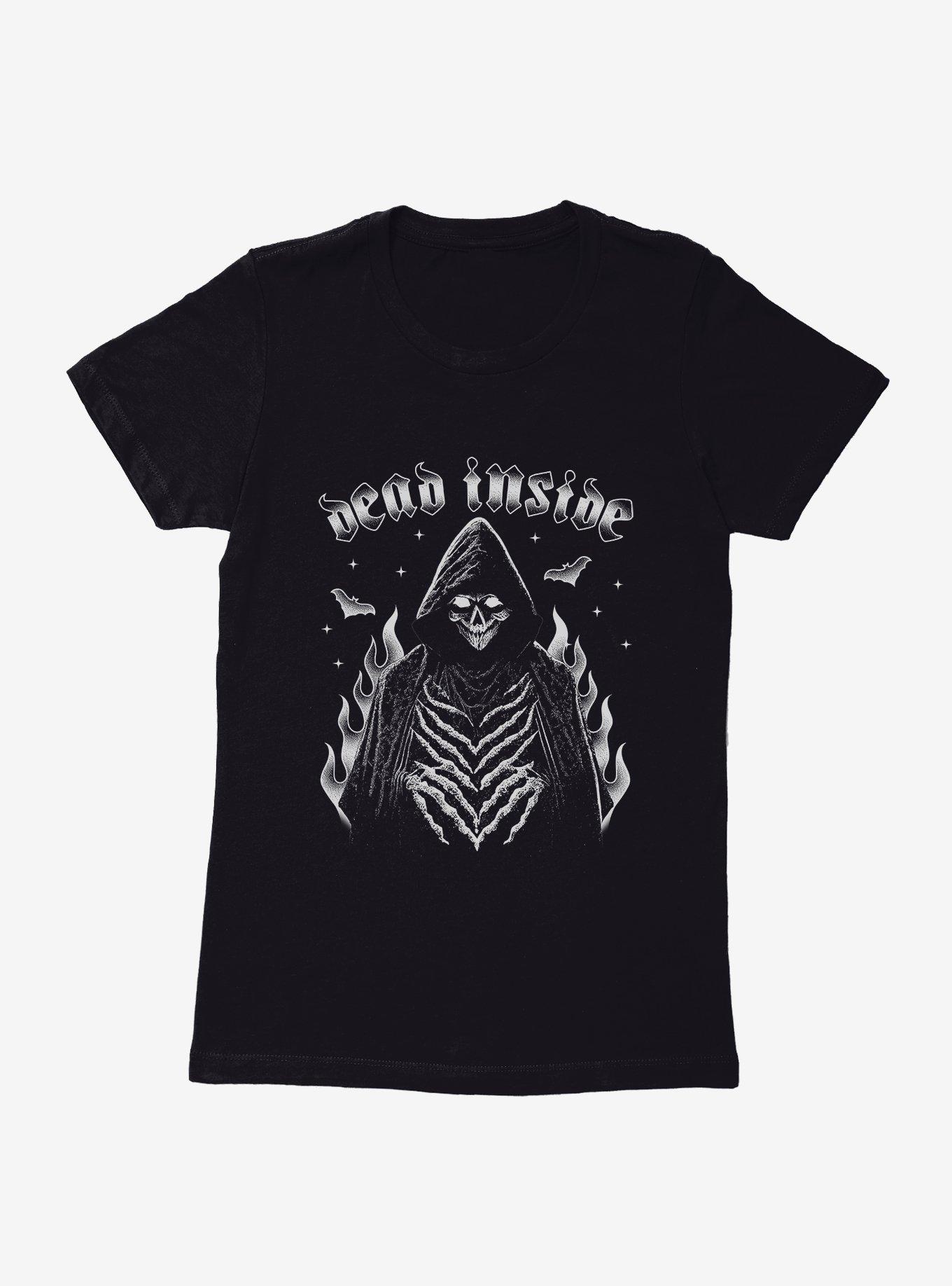Dead Inside Reaper Womens T-Shirt, BLACK, hi-res