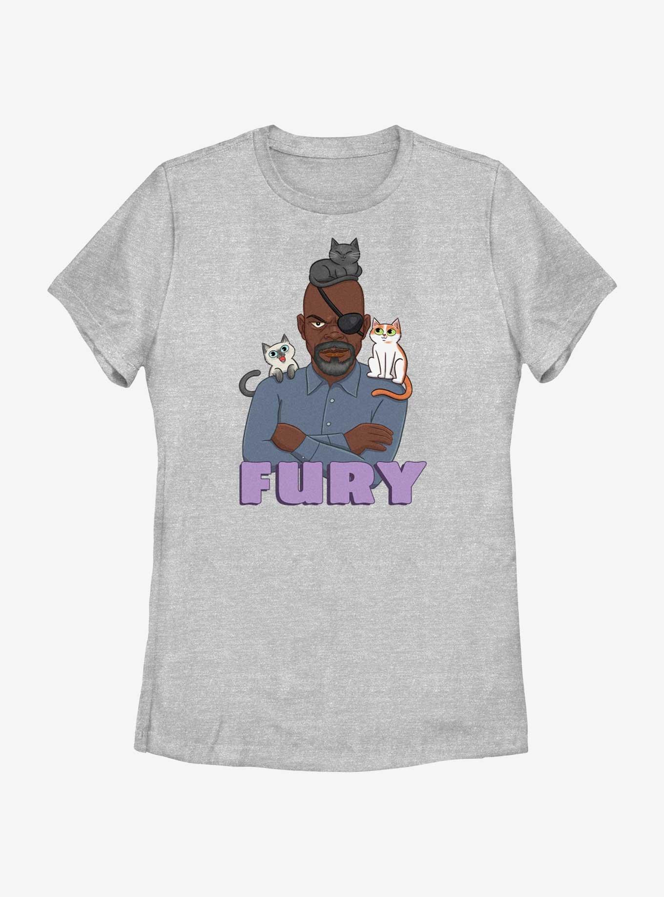 Marvel The Marvels Flerken Fury Womens T-Shirt, ATH HTR, hi-res