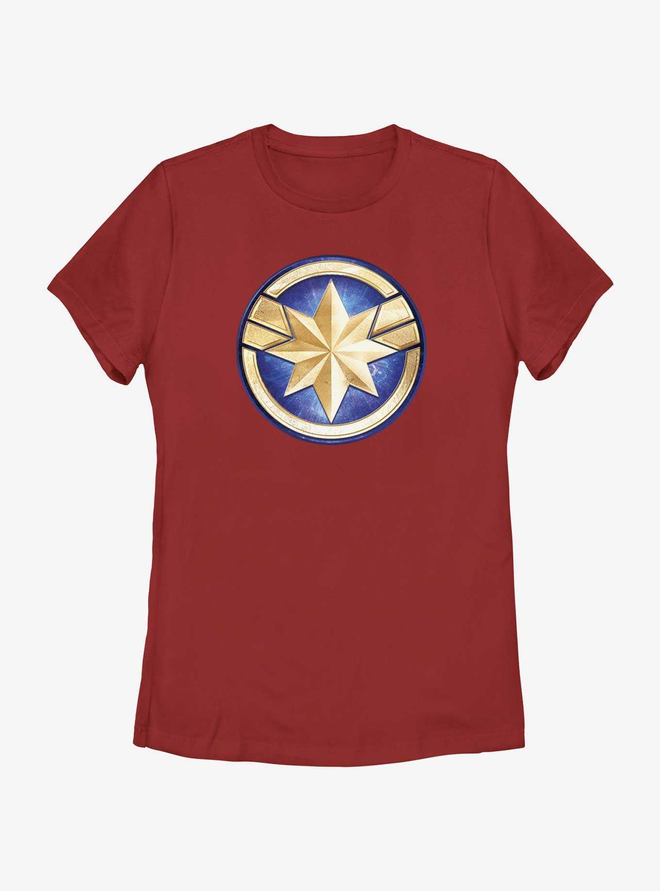 Marvel The Marvels Captain Marvel Logo Womens T-Shirt, , hi-res
