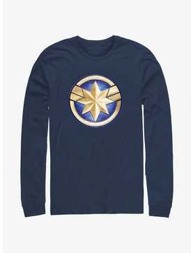 Marvel The Marvels Captain Marvel Logo Long-Sleeve T-Shirt, , hi-res