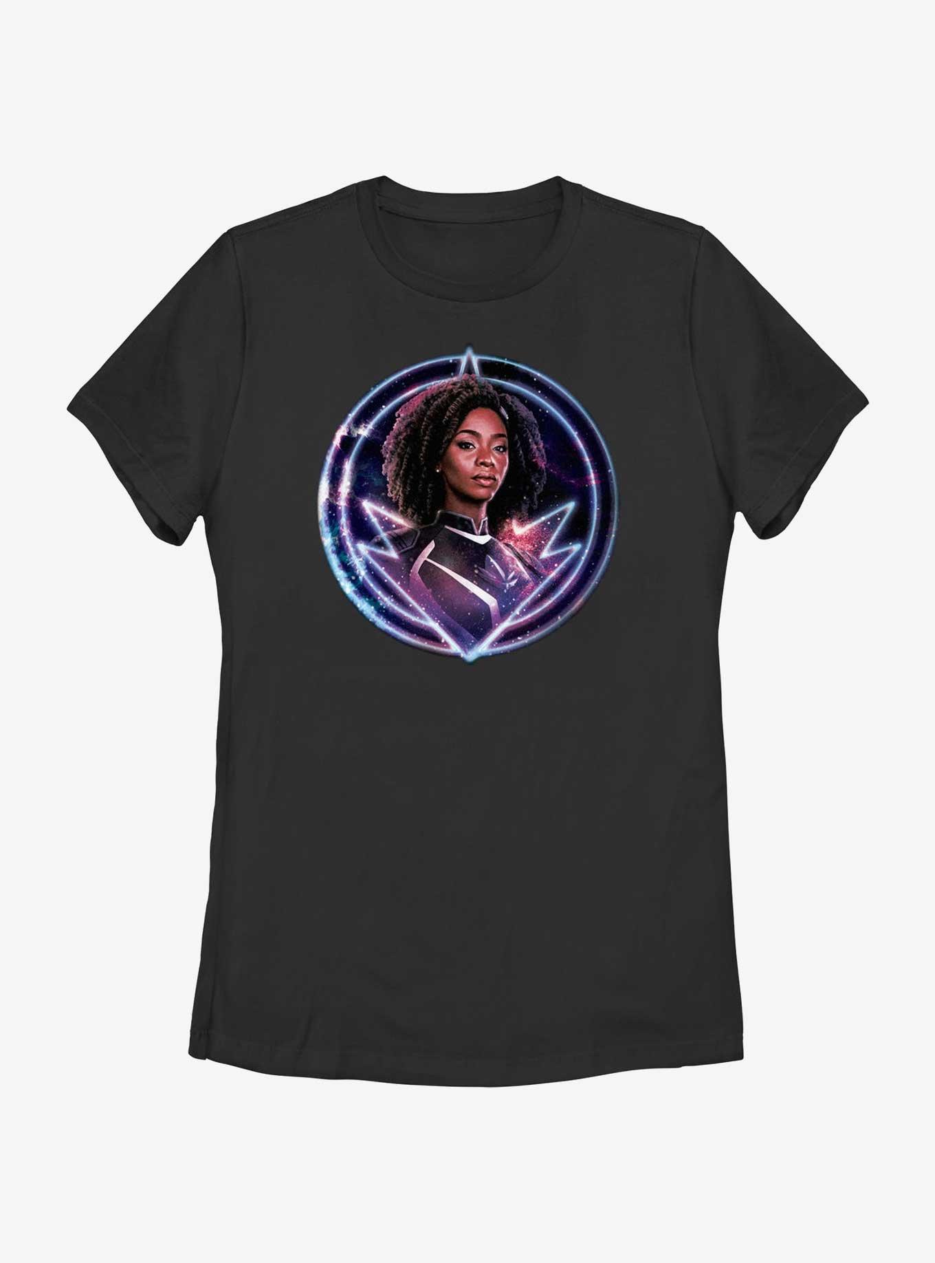 Marvel The Marvels Photon Galaxy Badge Womens T-Shirt, , hi-res