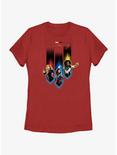Marvel The Marvels Interplanetary Heroes Womens T-Shirt, RED, hi-res