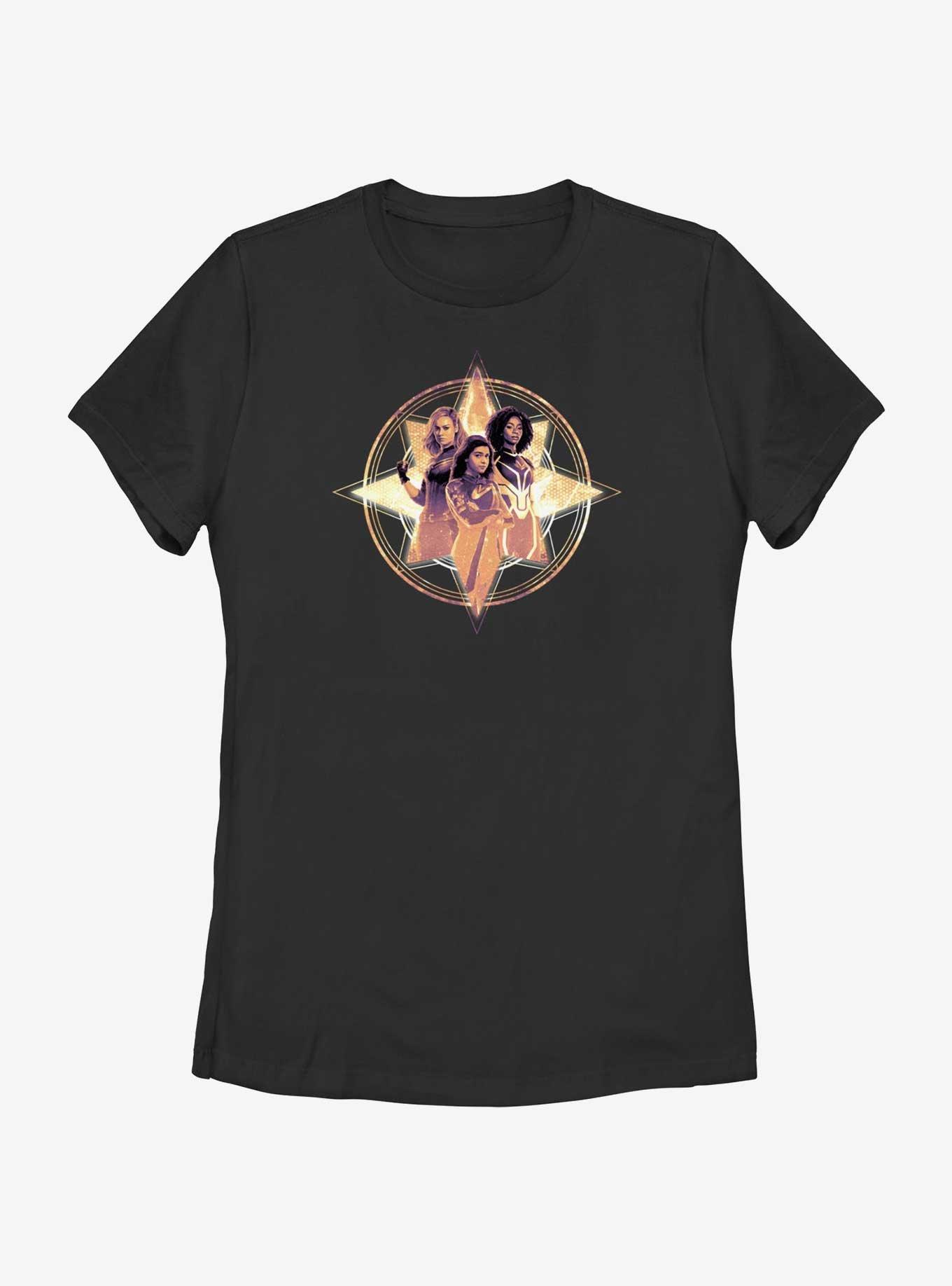 Marvel The Marvels Hero Lockup Womens T-Shirt, , hi-res