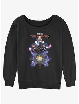 Marvel The Marvels Fabulous Marvels Womens Slouchy Sweatshirt BoxLunch Web Exclusive, , hi-res