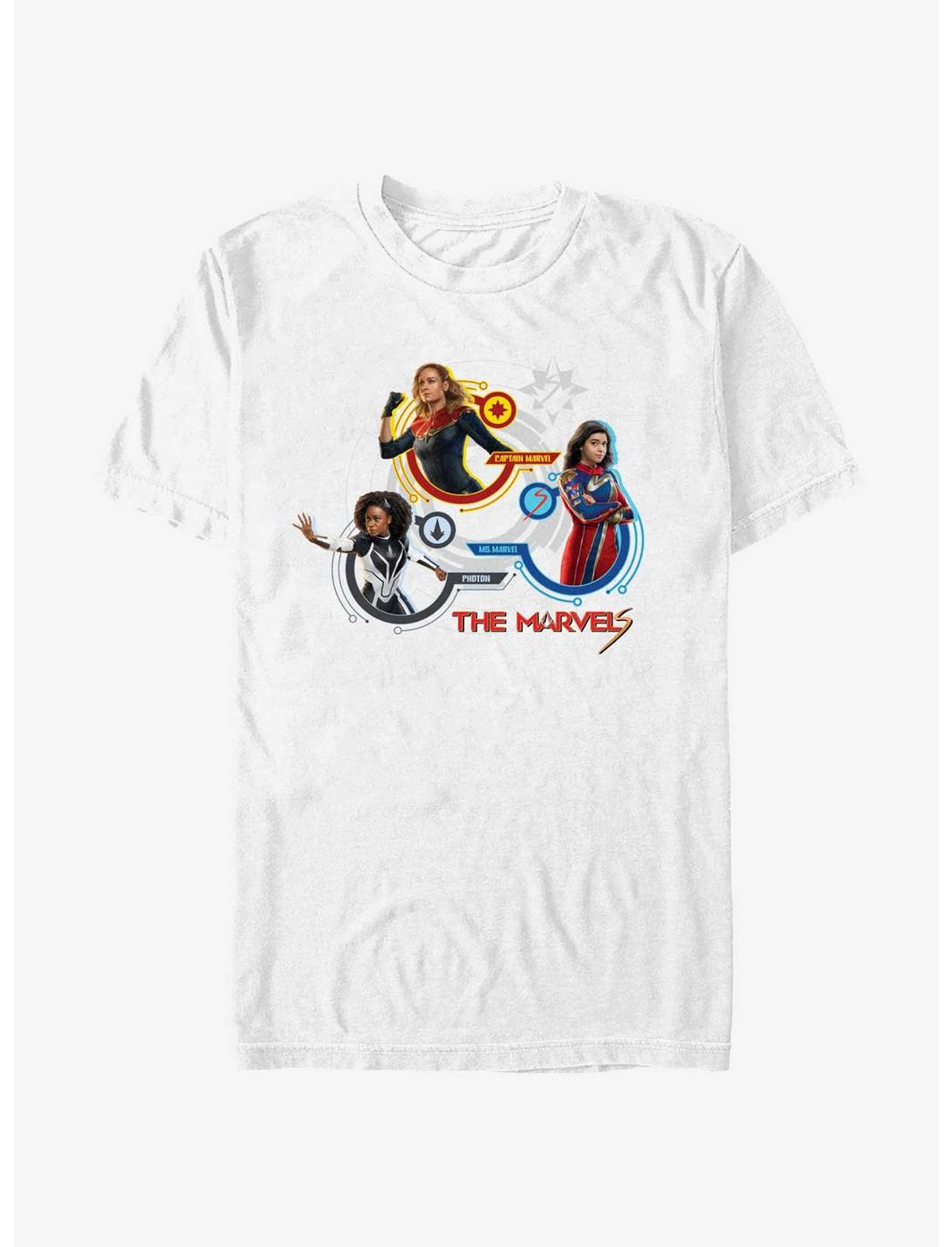 Marvel The Marvels The Marvel Team T-Shirt, WHITE, hi-res