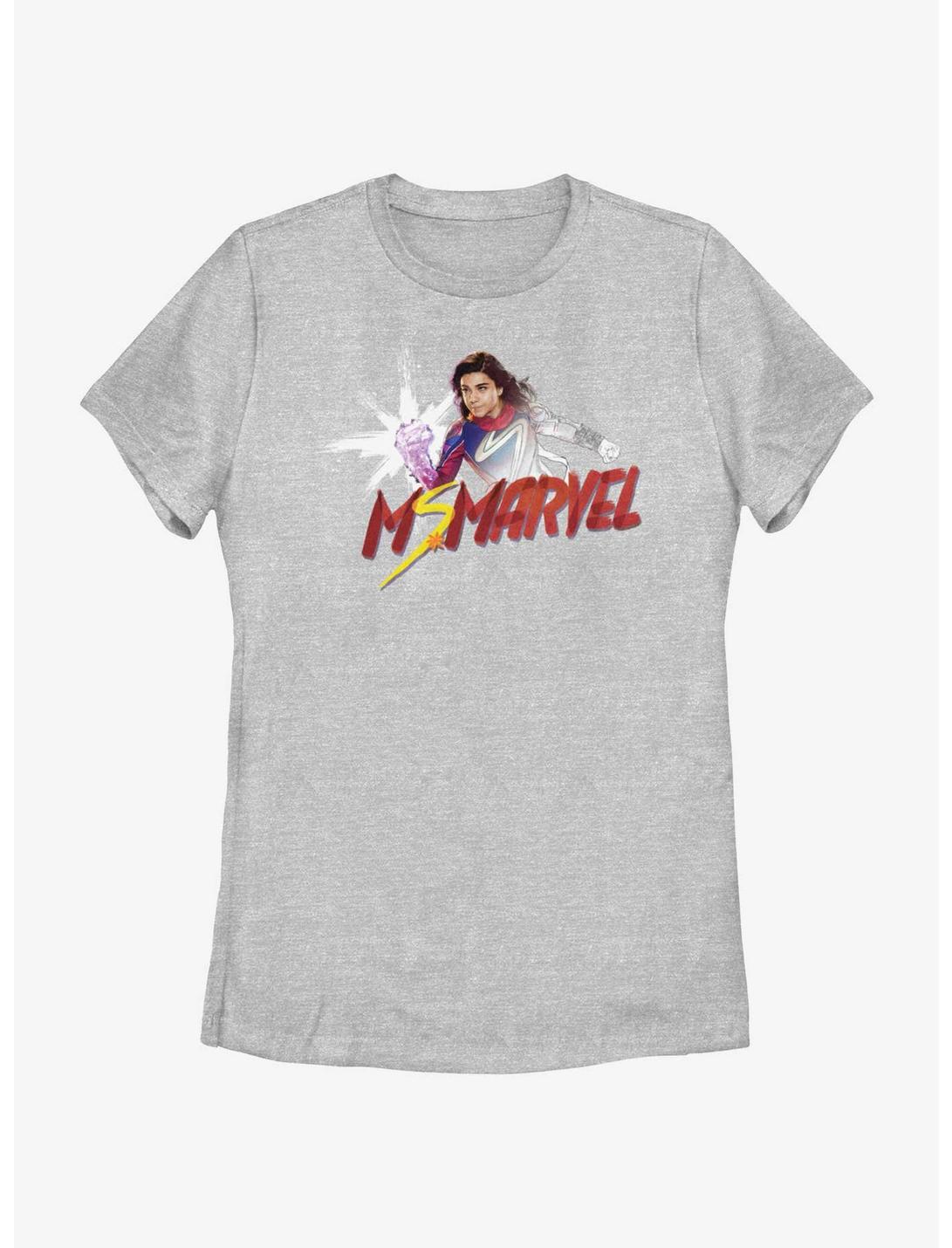 Marvel The Marvels Ms. Marvel Color Sketch Womens T-Shirt, ATH HTR, hi-res