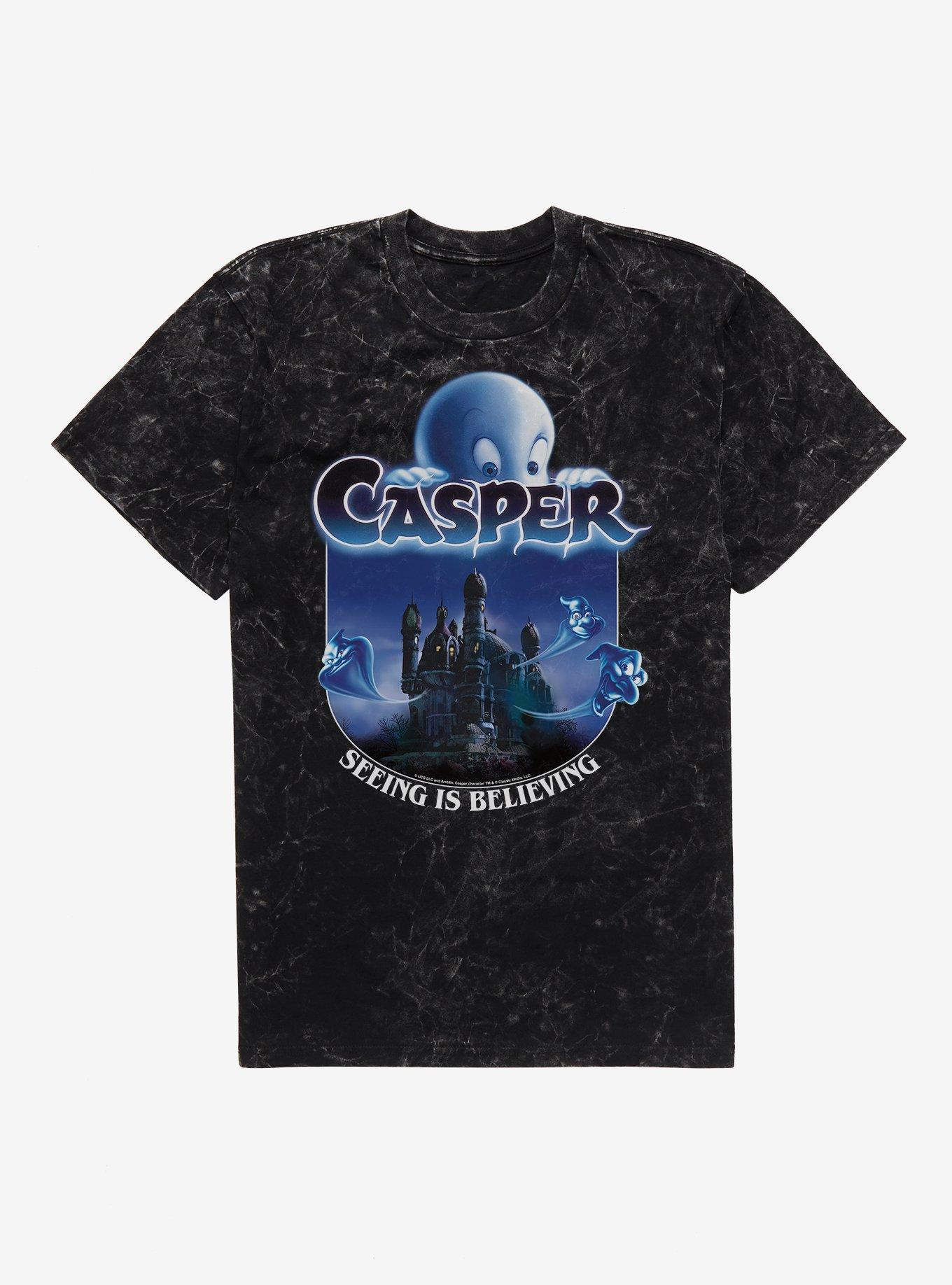 Casper Film Castle Poster Mineral Wash T-Shirt, , hi-res