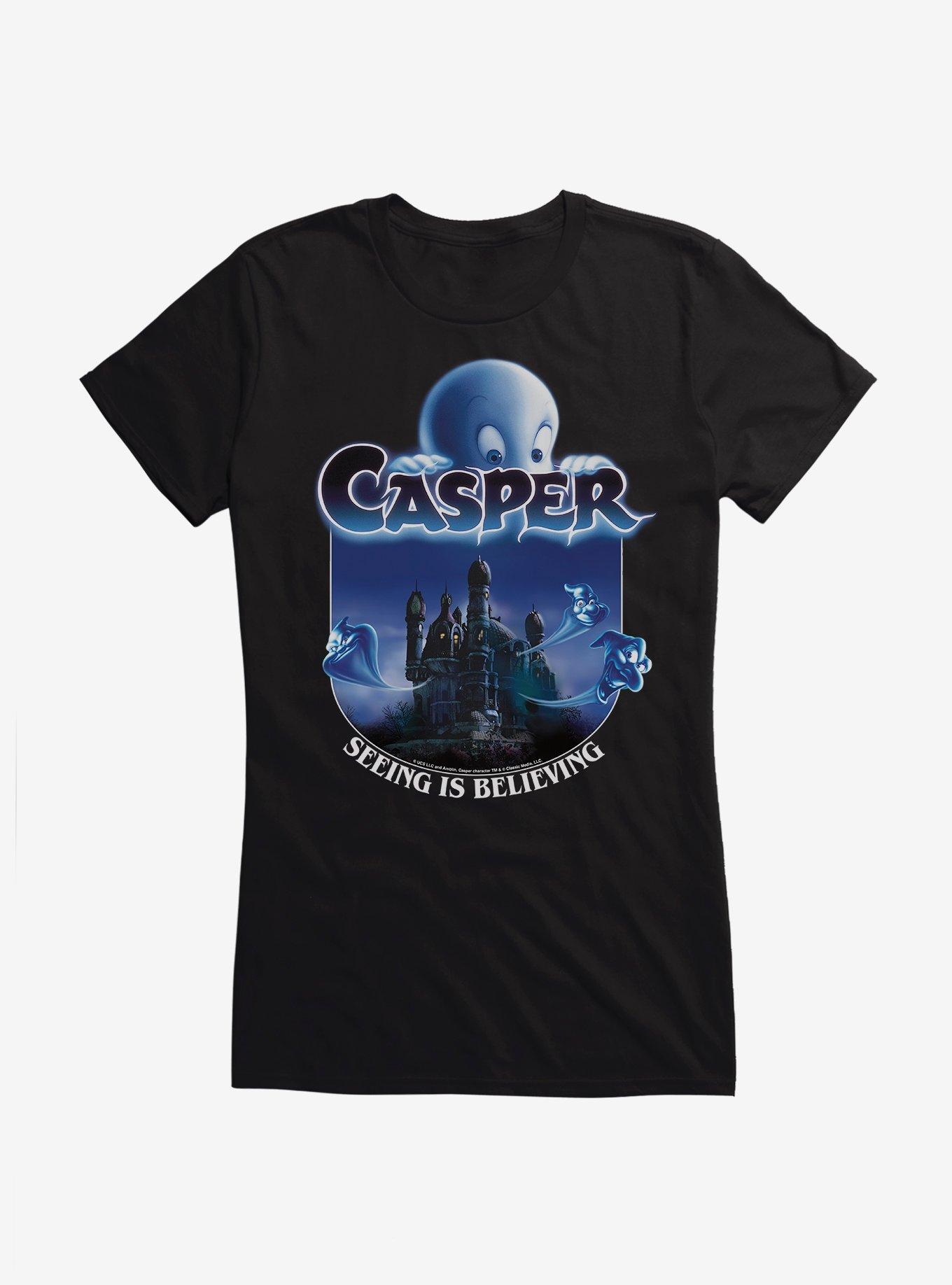 Casper Film Castle Poster Girls T-Shirt, BLACK, hi-res