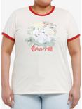 Her Universe Studio Ghibli® Princess Mononoke Girls Ringer T-Shirt Plus Size, MULTI, hi-res