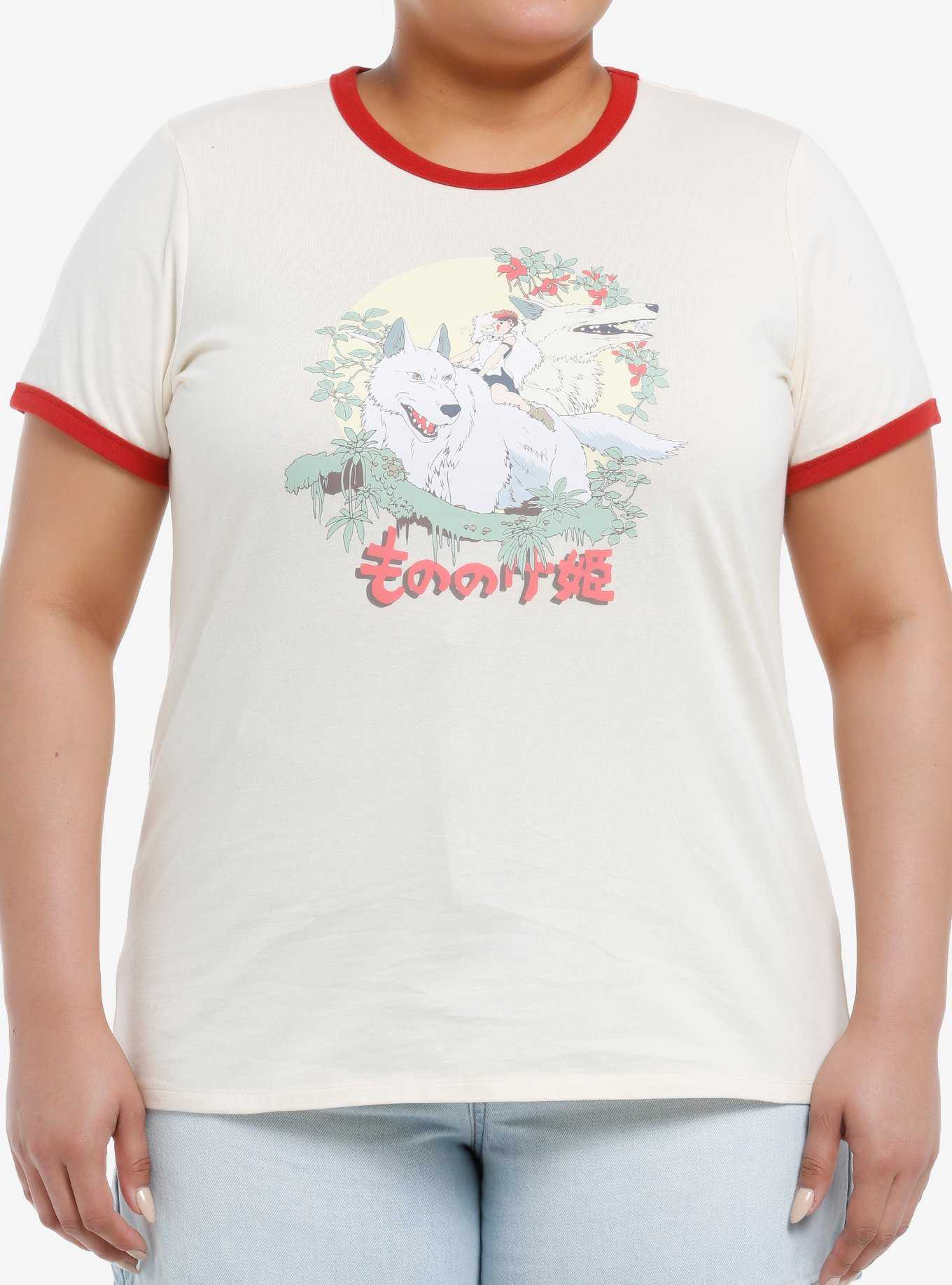 Her Universe Studio Ghibli® Princess Mononoke Girls Ringer T-Shirt Plus Size, , hi-res