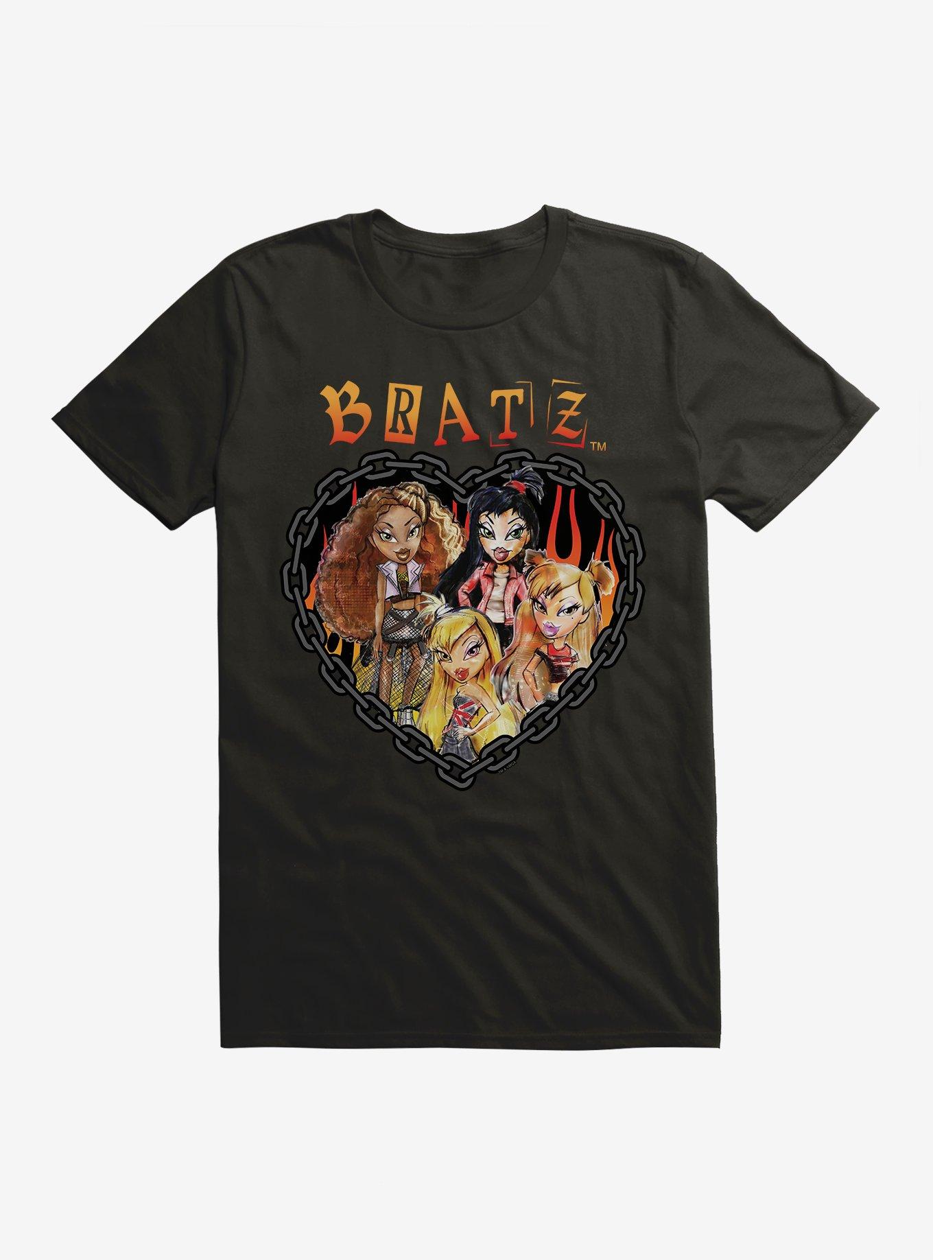 Bratz Flame Chain Heart T-Shirt, , hi-res