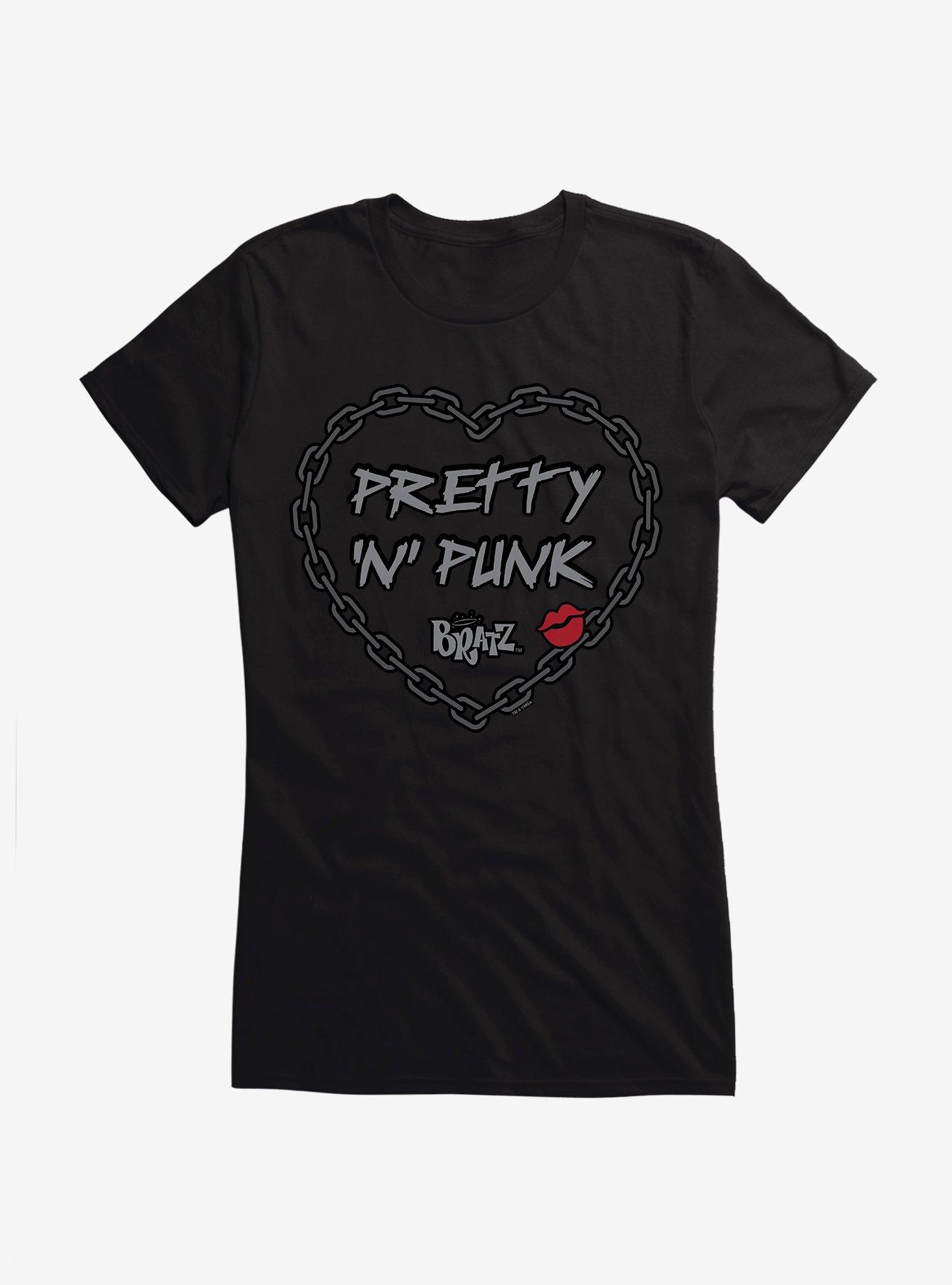 Bratz Pretty N Punk Chain Heart Girls T-Shirt, , hi-res