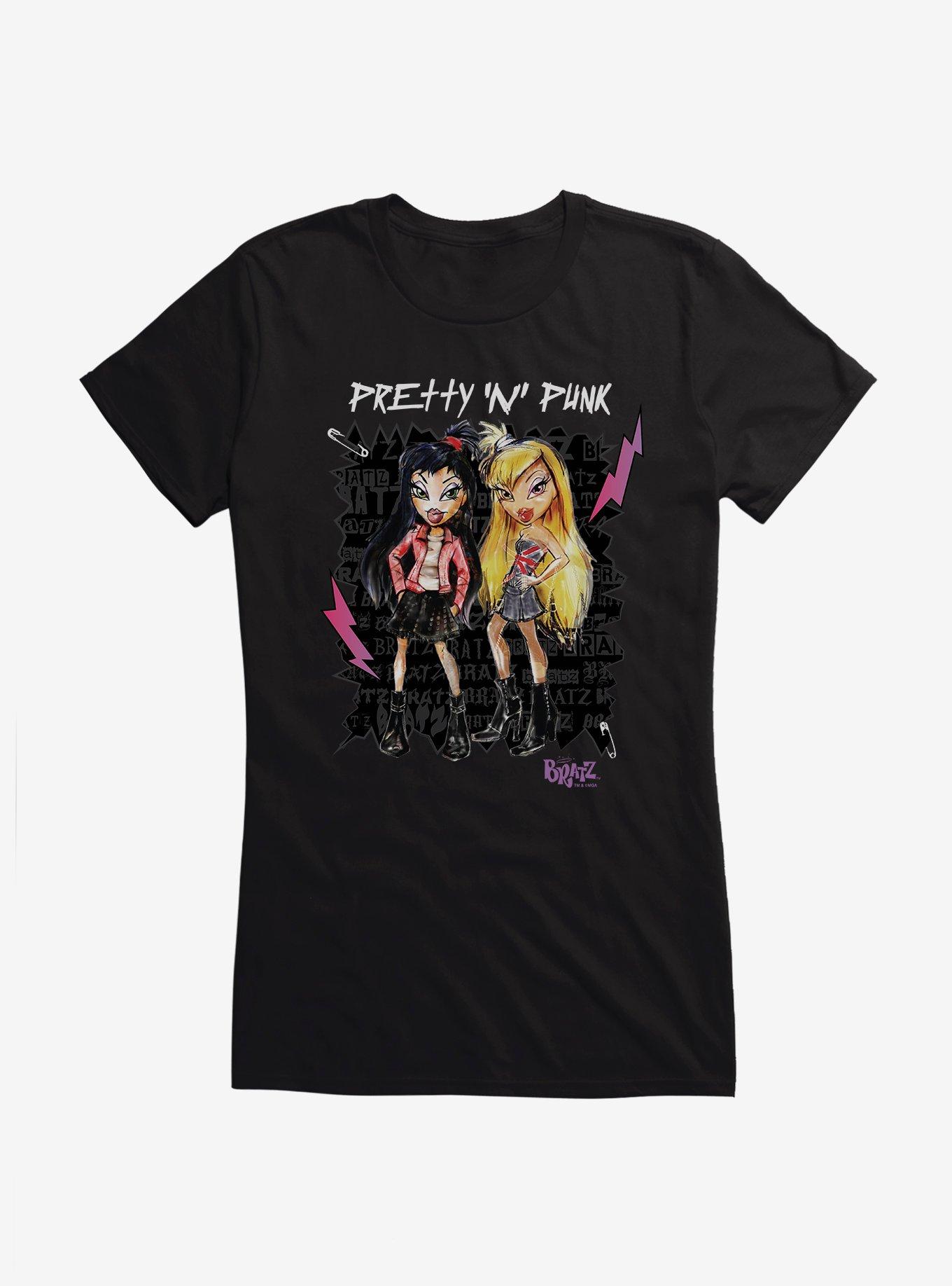 Bratz Pretty N Punk Cutout Girls T-Shirt, BLACK, hi-res