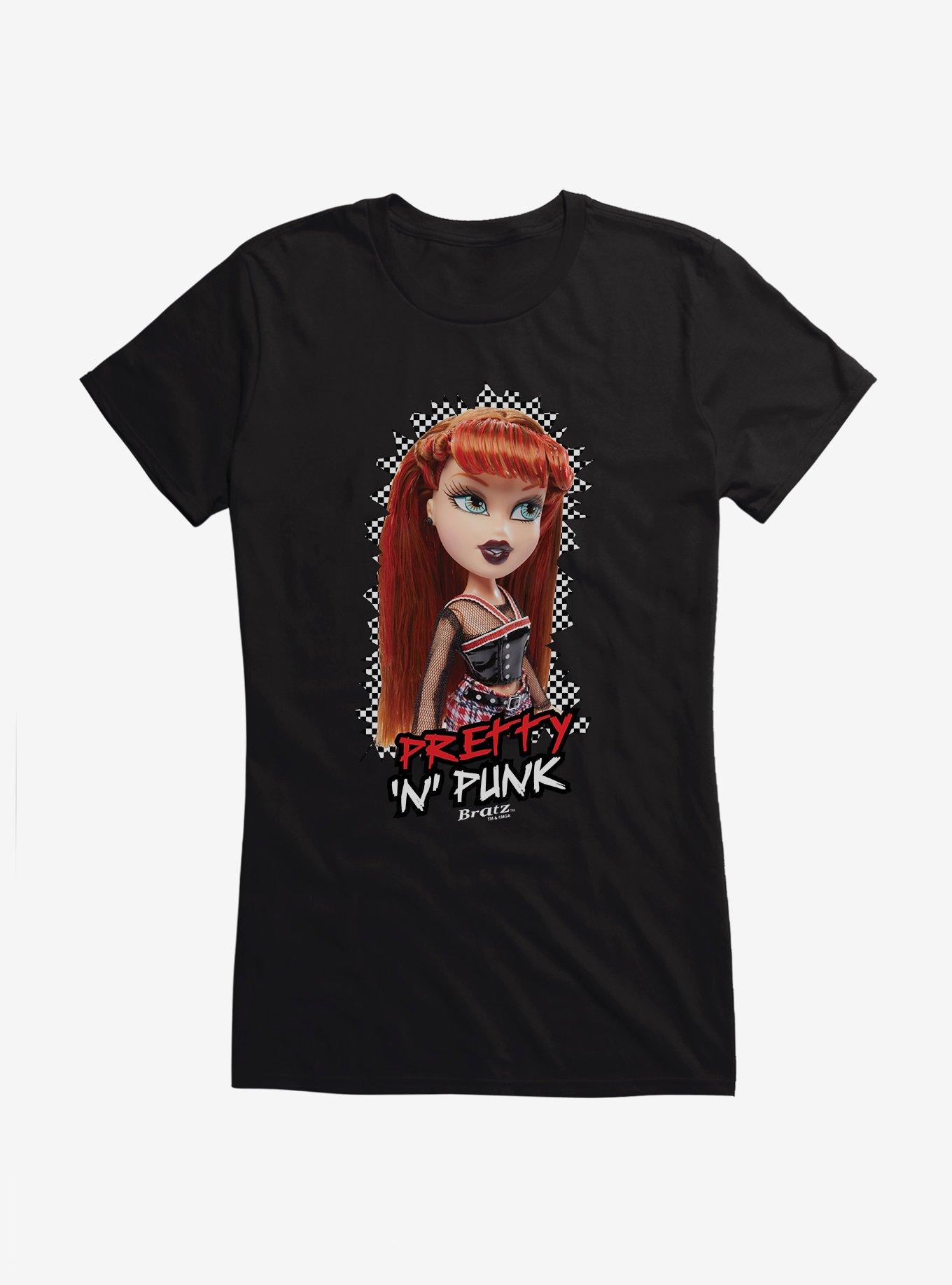 Bratz Red Haired Doll Girls T-Shirt, BLACK, hi-res
