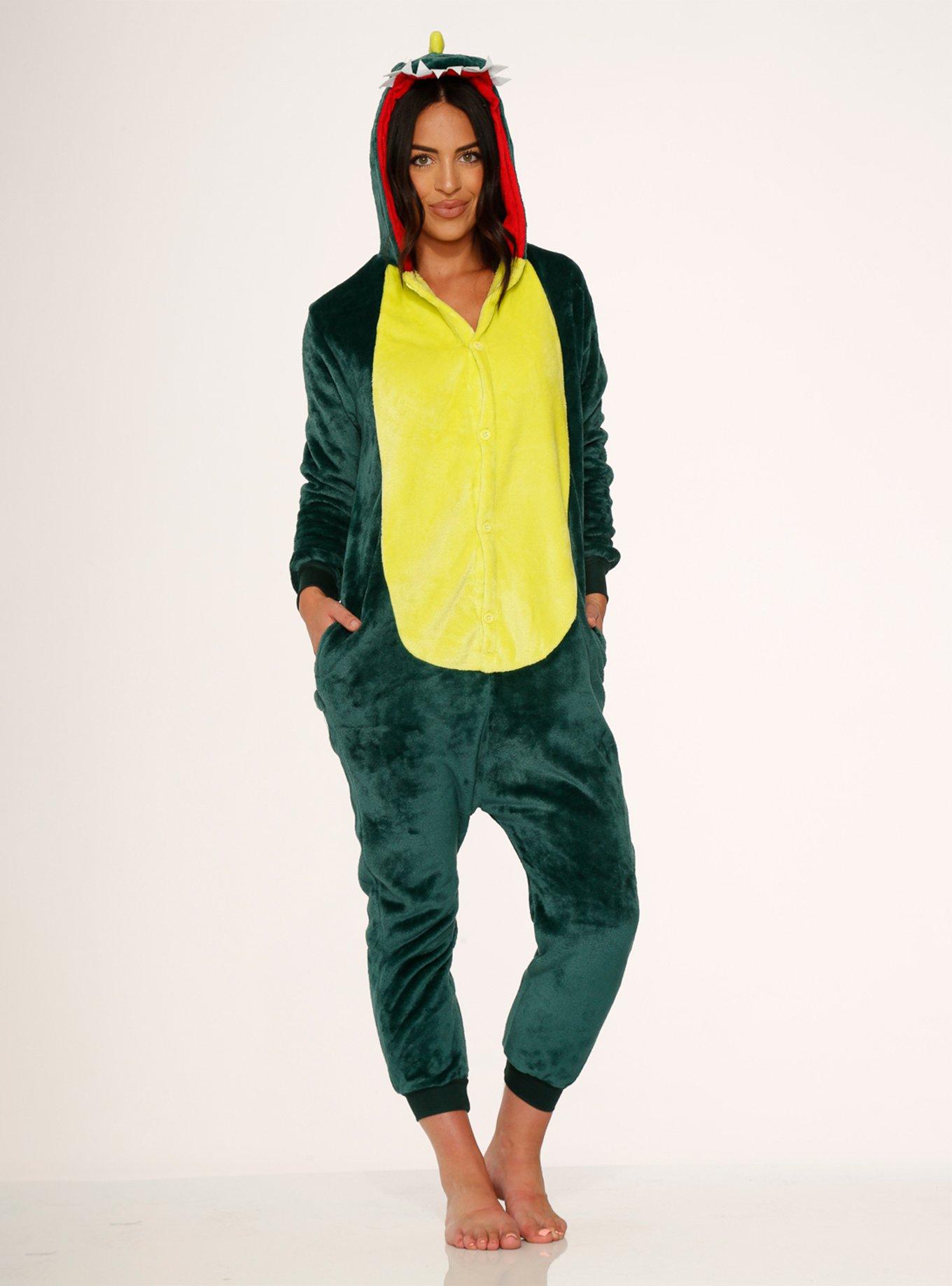 Green Dinosaur Onesie, DINOSAUR - GREEN, hi-res