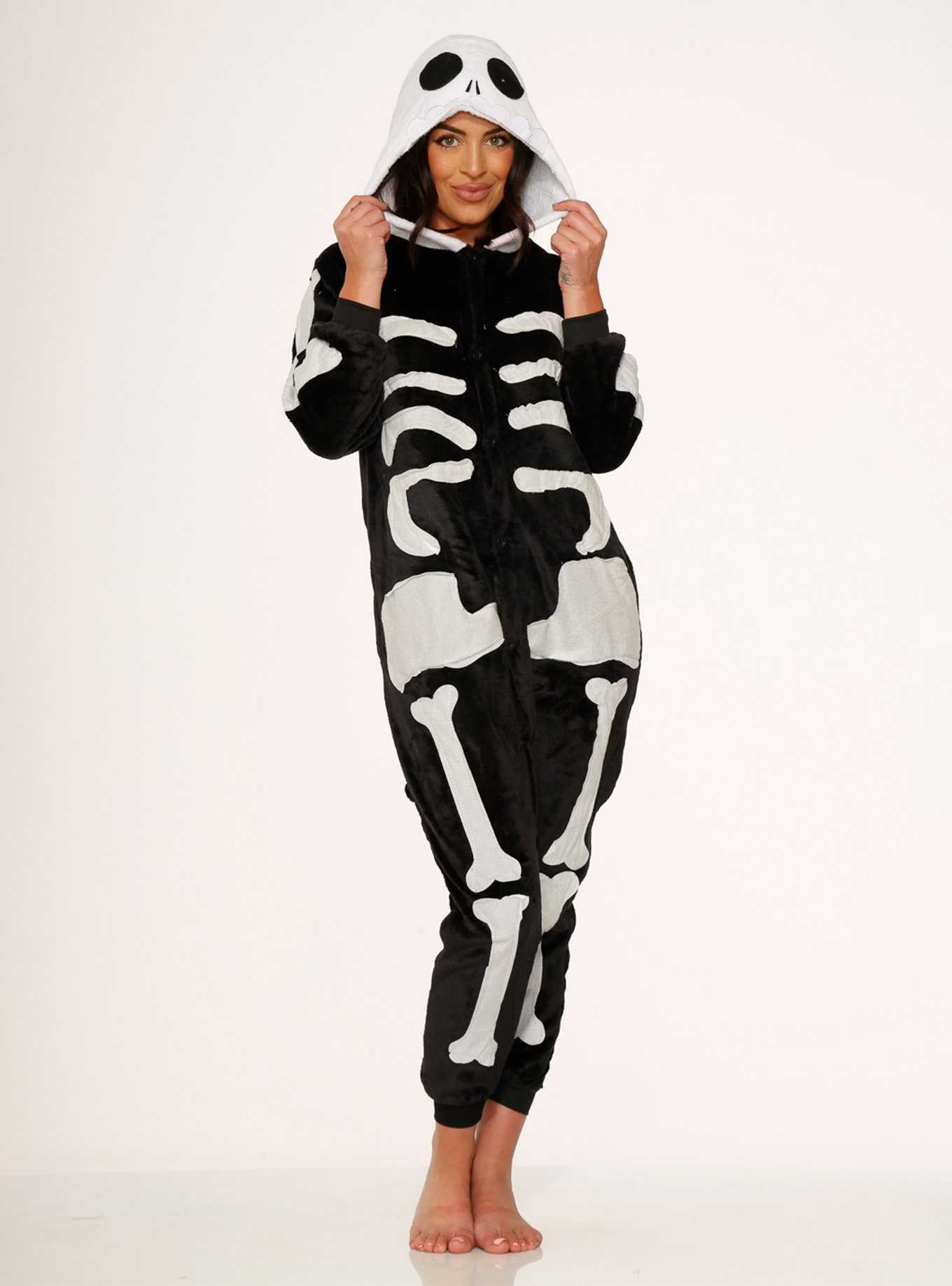 Skull onesie for discount adults