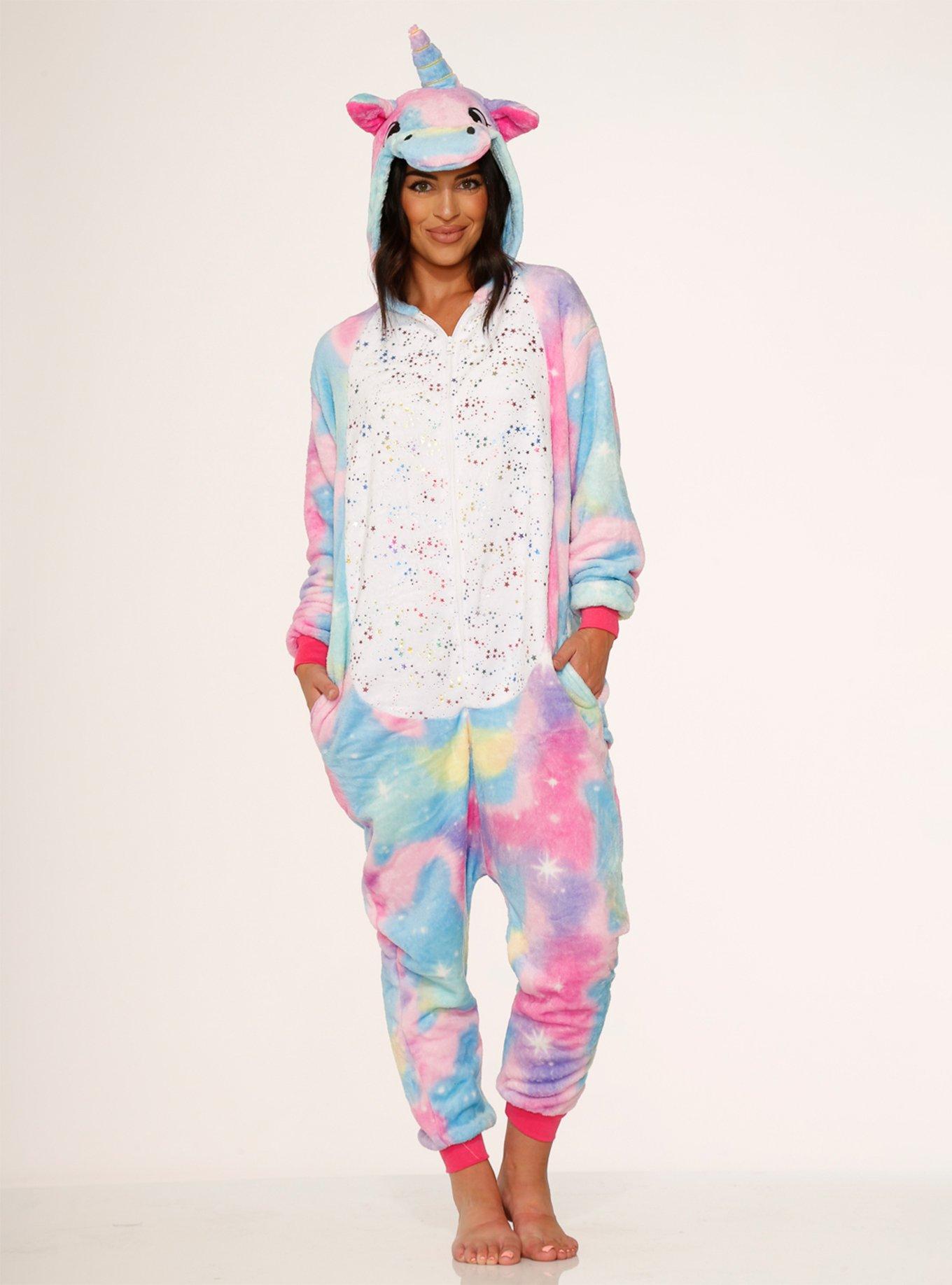 ORCHIDBLOOM Cotton Candy Galaxy Unicorn Onesie