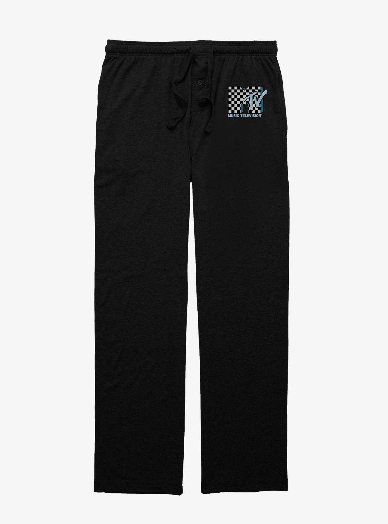 MTV Checkered Pajama Pants, , hi-res