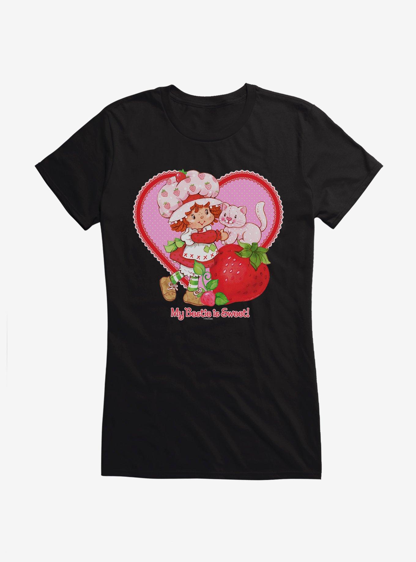 Strawberry Shortcake & Custard My Bestie Is Sweet Girls T-Shirt, , hi-res