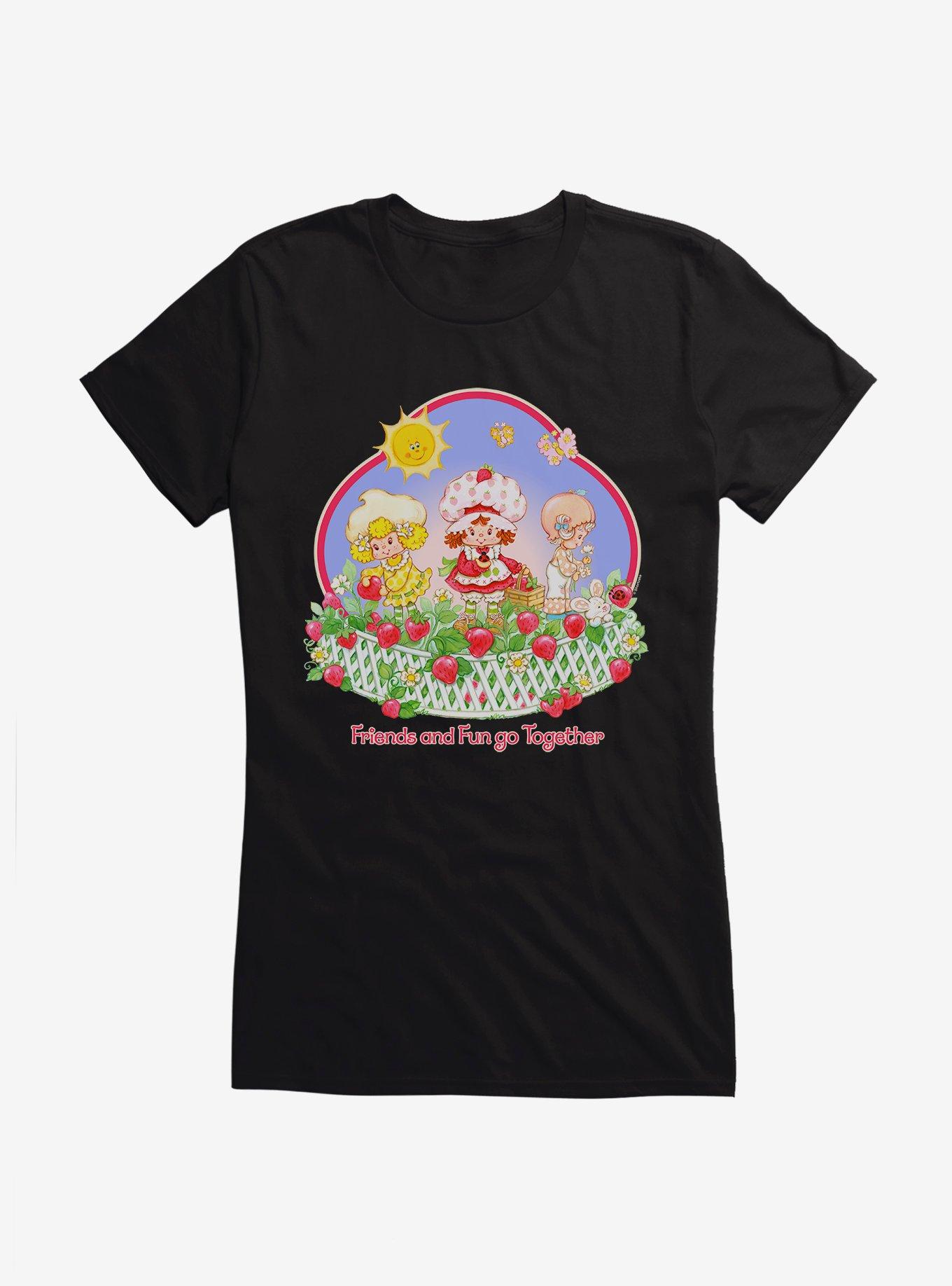 Strawberry Shortcake Friends And Fun Go Together Girls T-Shirt, , hi-res