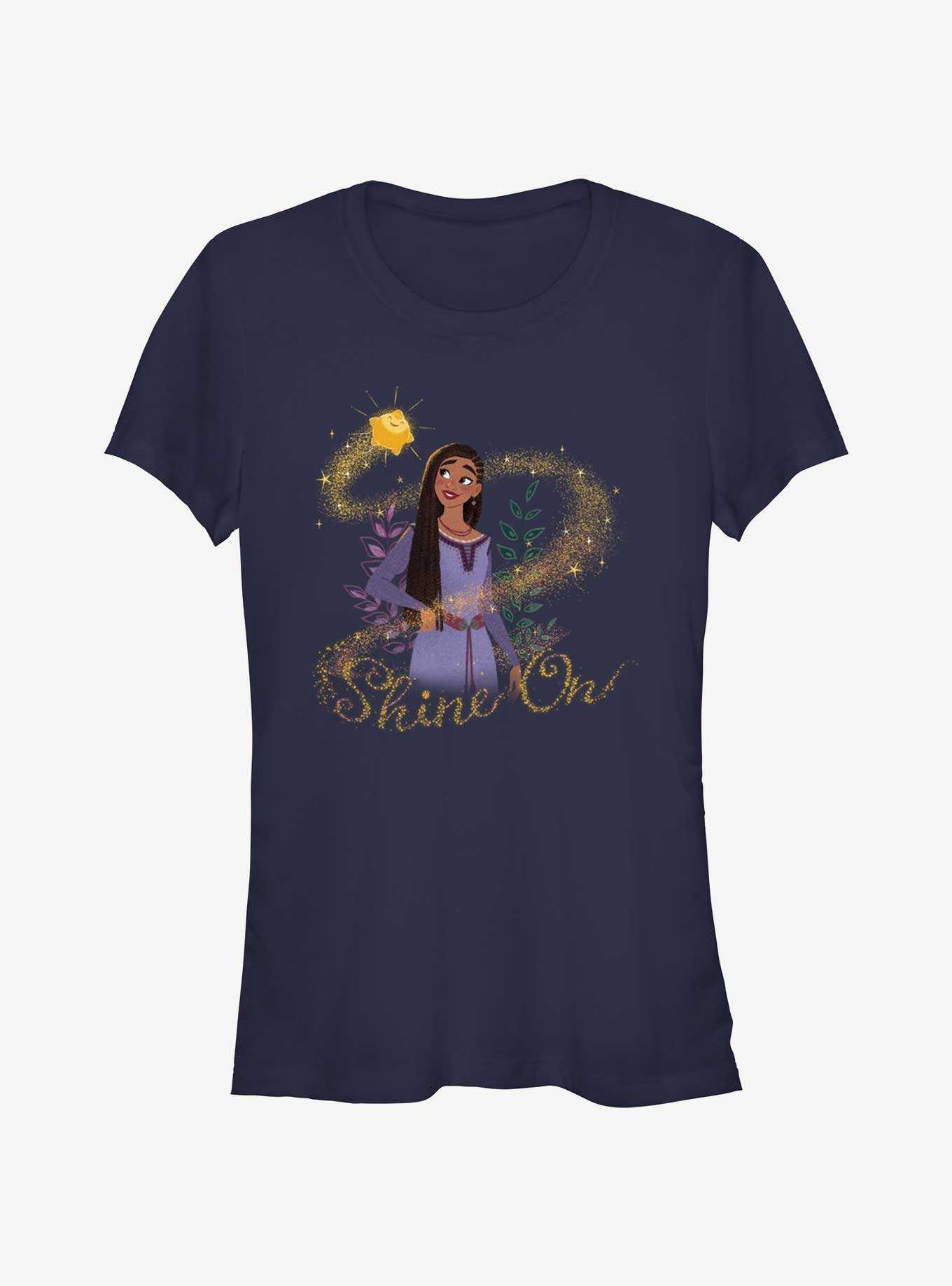 Disney Wish Shine On Asha and Star Girls T-Shirt, , hi-res