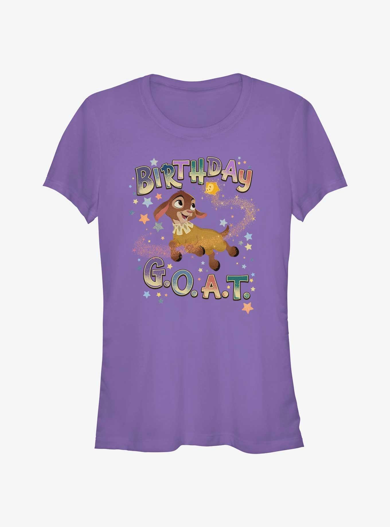 Disney Wish Birthday Goat Girls T-Shirt, PURPLE, hi-res