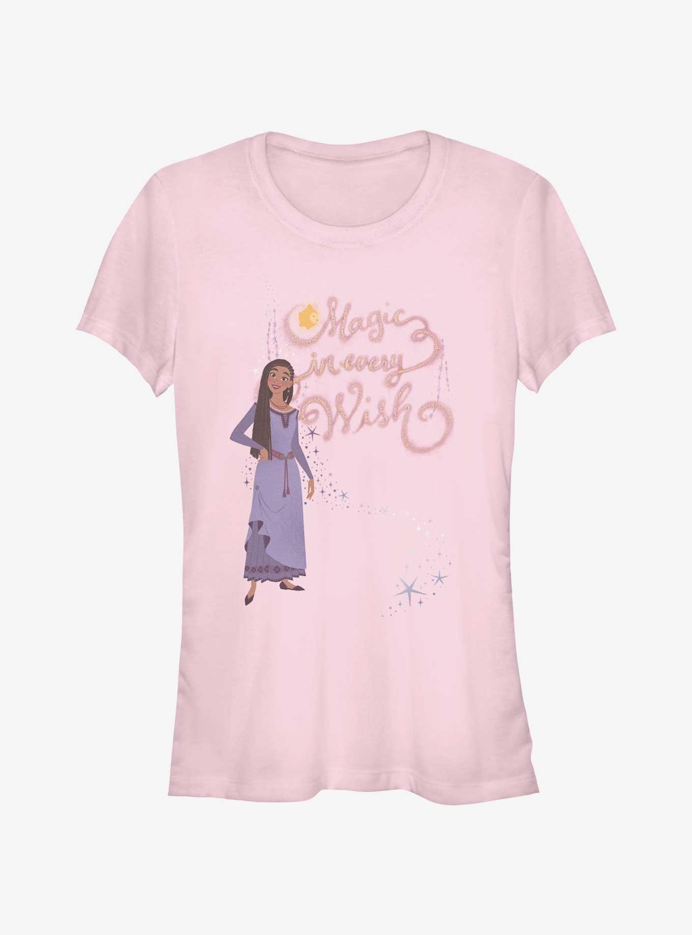 Disney Wish Magic In Every Wish Girls T-Shirt, LIGHT PINK, hi-res