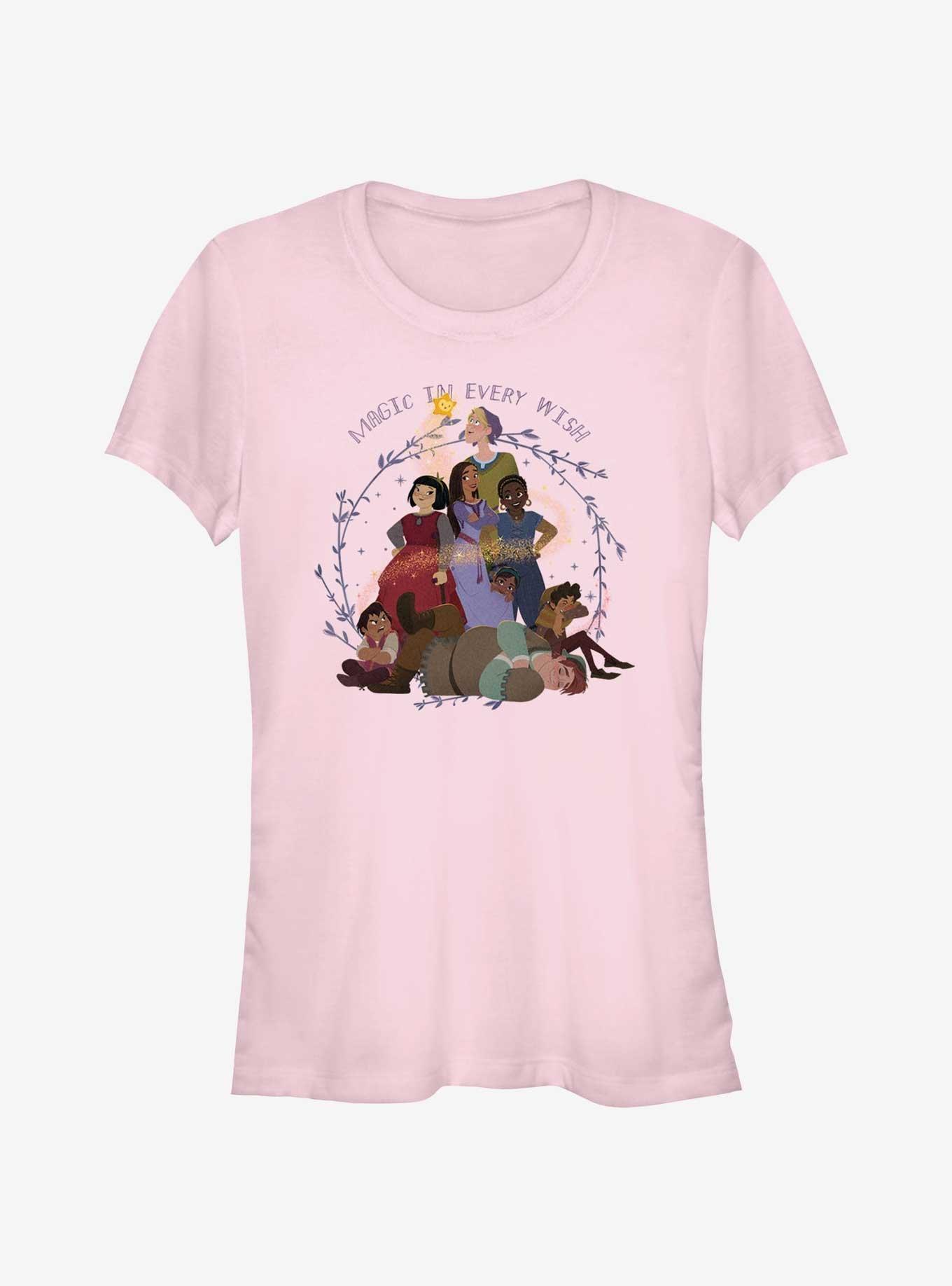 Disney Wish Magic Family Girls T-Shirt, LIGHT PINK, hi-res