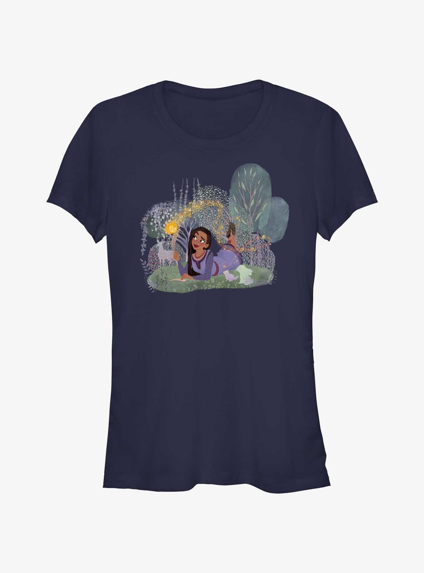 Disney Wish Nature Friends Asha and Star Girls T-Shirt