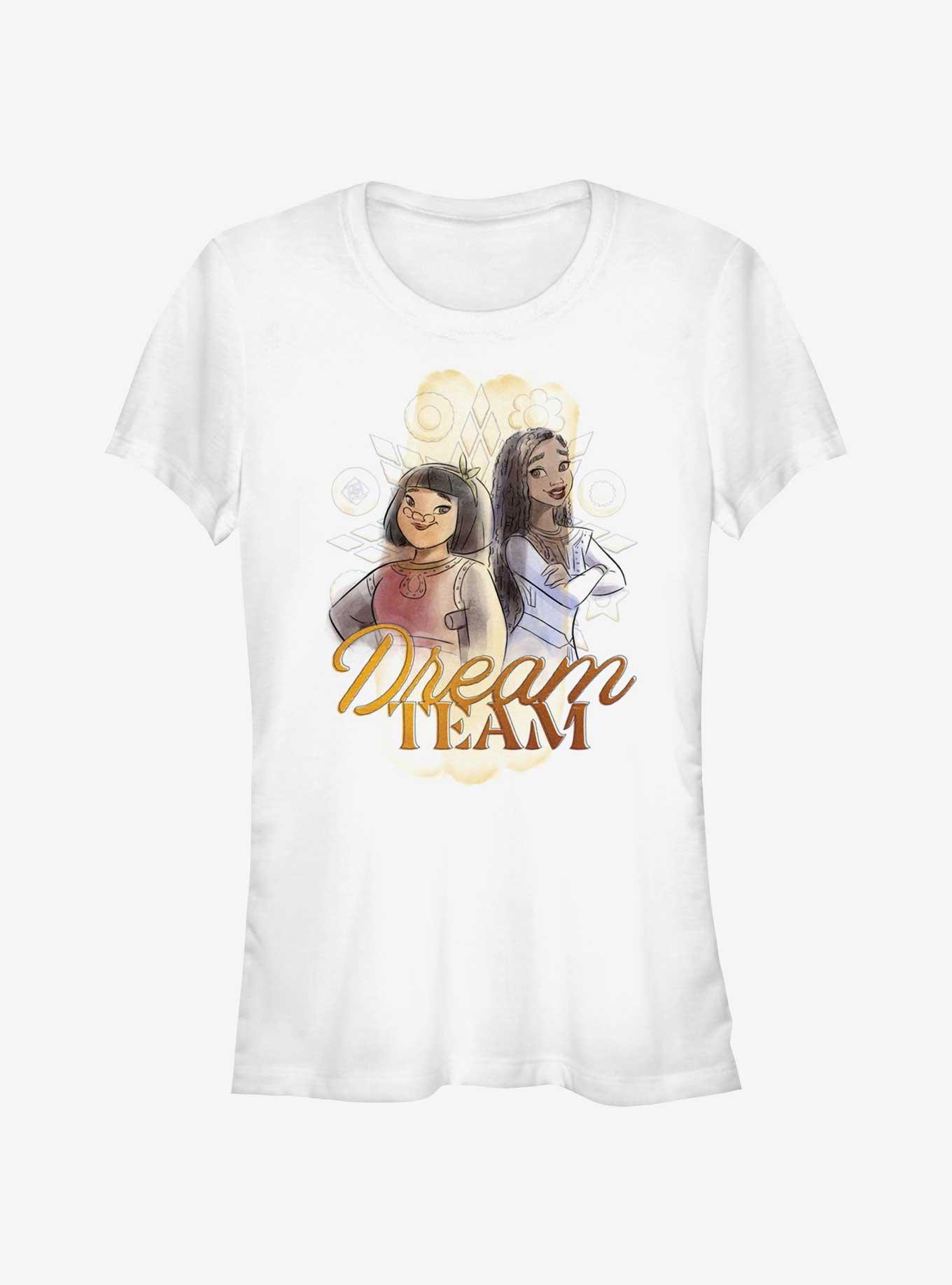 Disney Wish Dream Team Girls T-Shirt, WHITE, hi-res