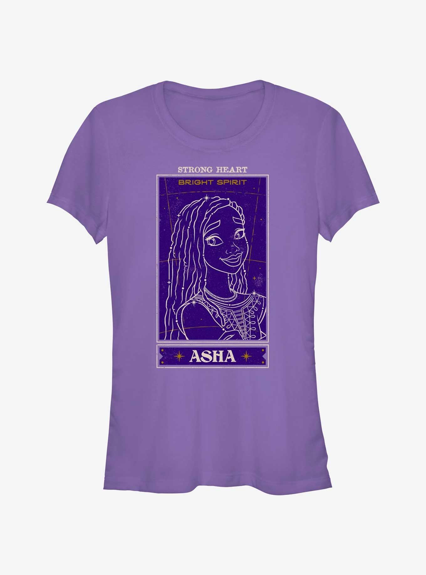 Disney Wish Strong Heart Asha Card Girls T-Shirt, , hi-res