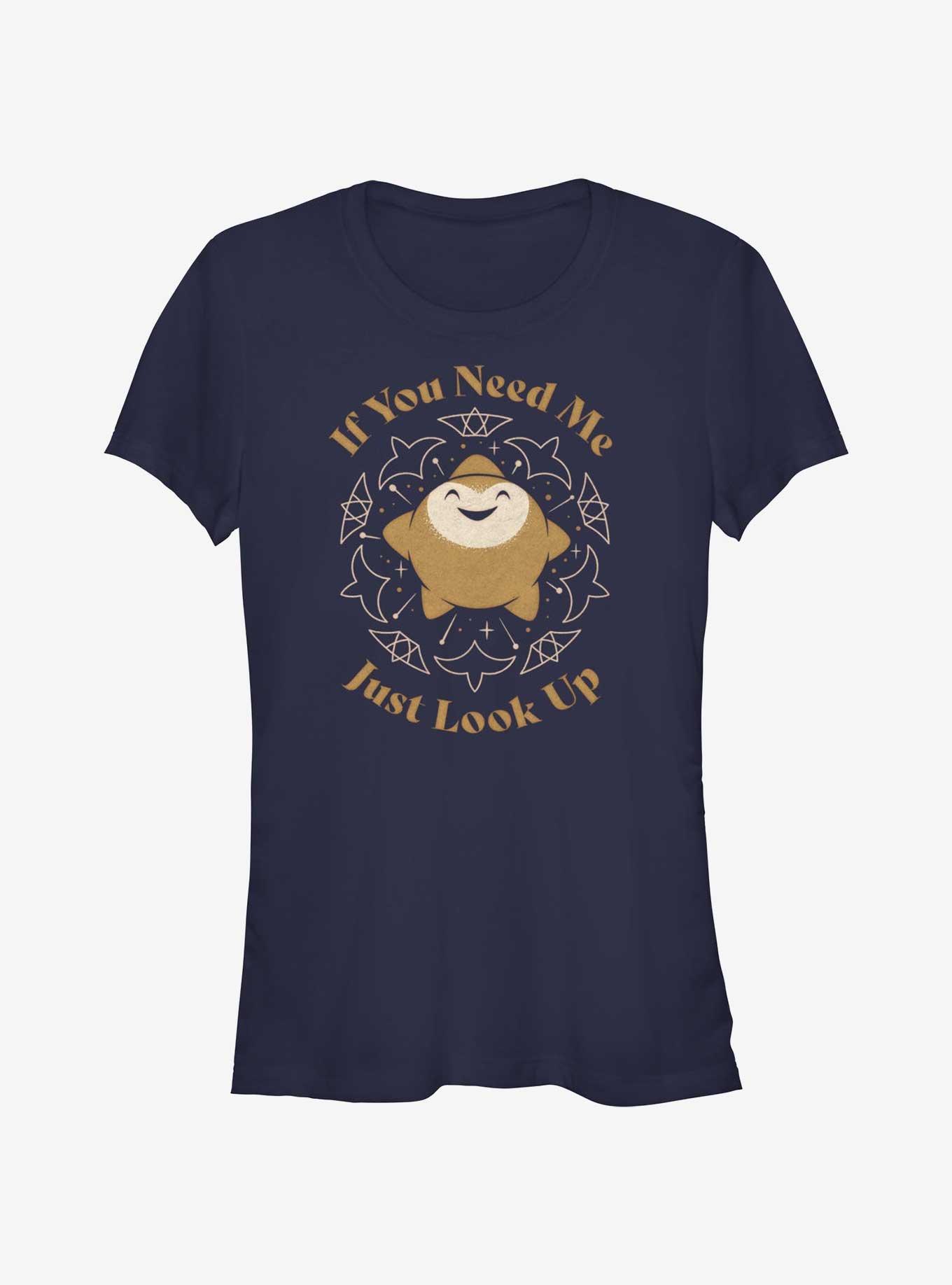 Disney Wish Star If You Need Me Just Look Up Girls T-Shirt, , hi-res