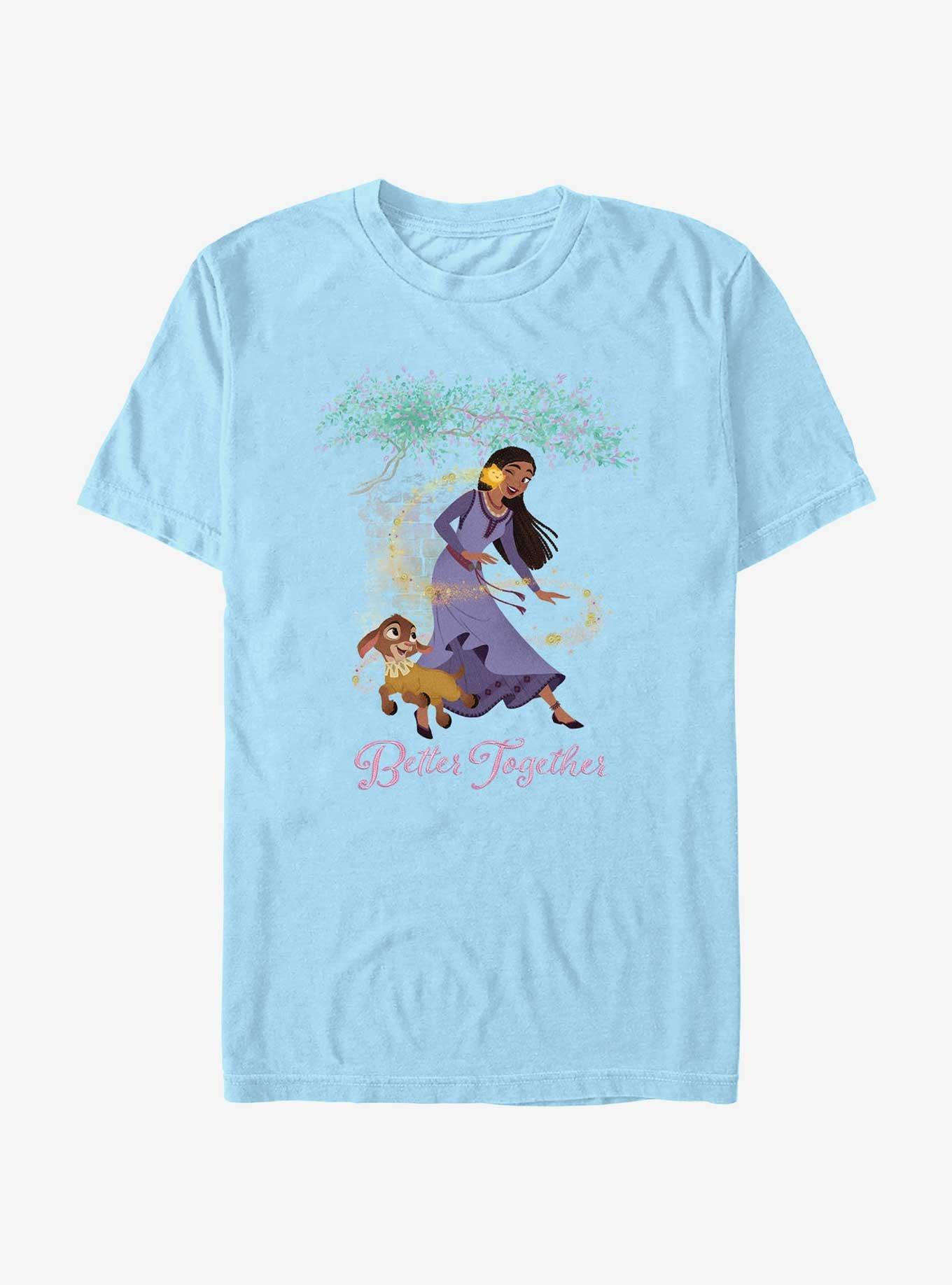 Disney Wish Better Together T-Shirt, LT BLUE, hi-res