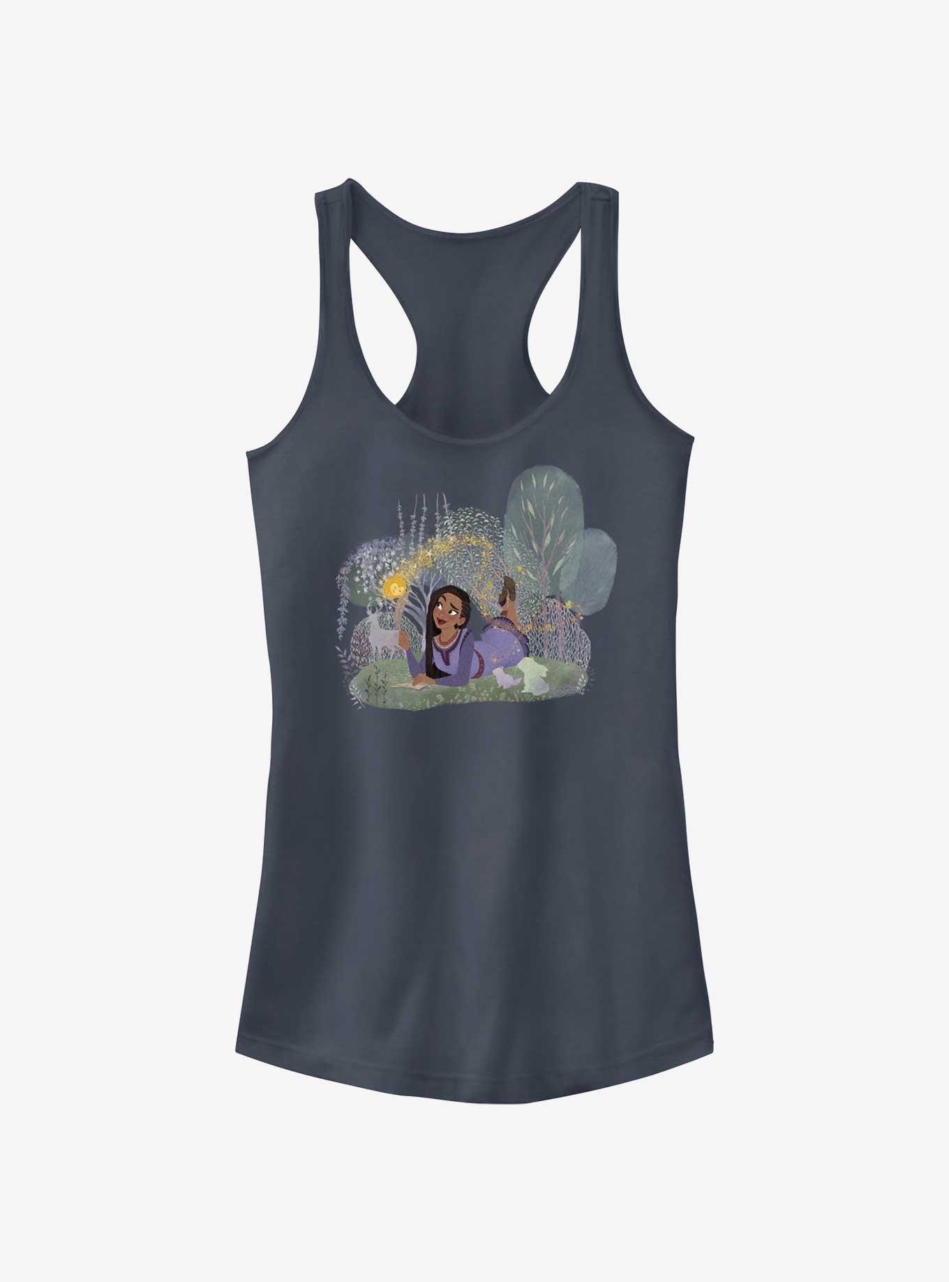 Disney Wish Nature Friends Asha and Star Girls Tank, INDIGO, hi-res