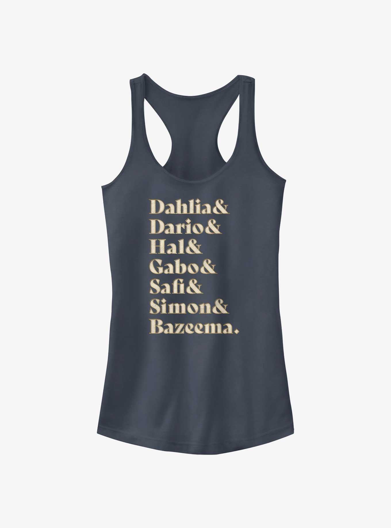 Disney Wish Dahlia & Dario & Hal & Gabo & Safi & Simon & Bazeema Girls Tank, INDIGO, hi-res