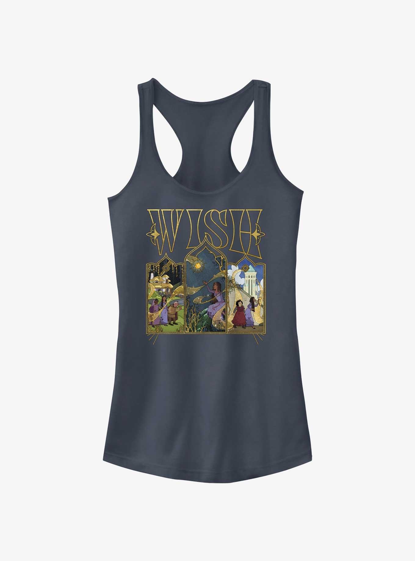 Disney Wish Triptych Art Girls Tank, , hi-res