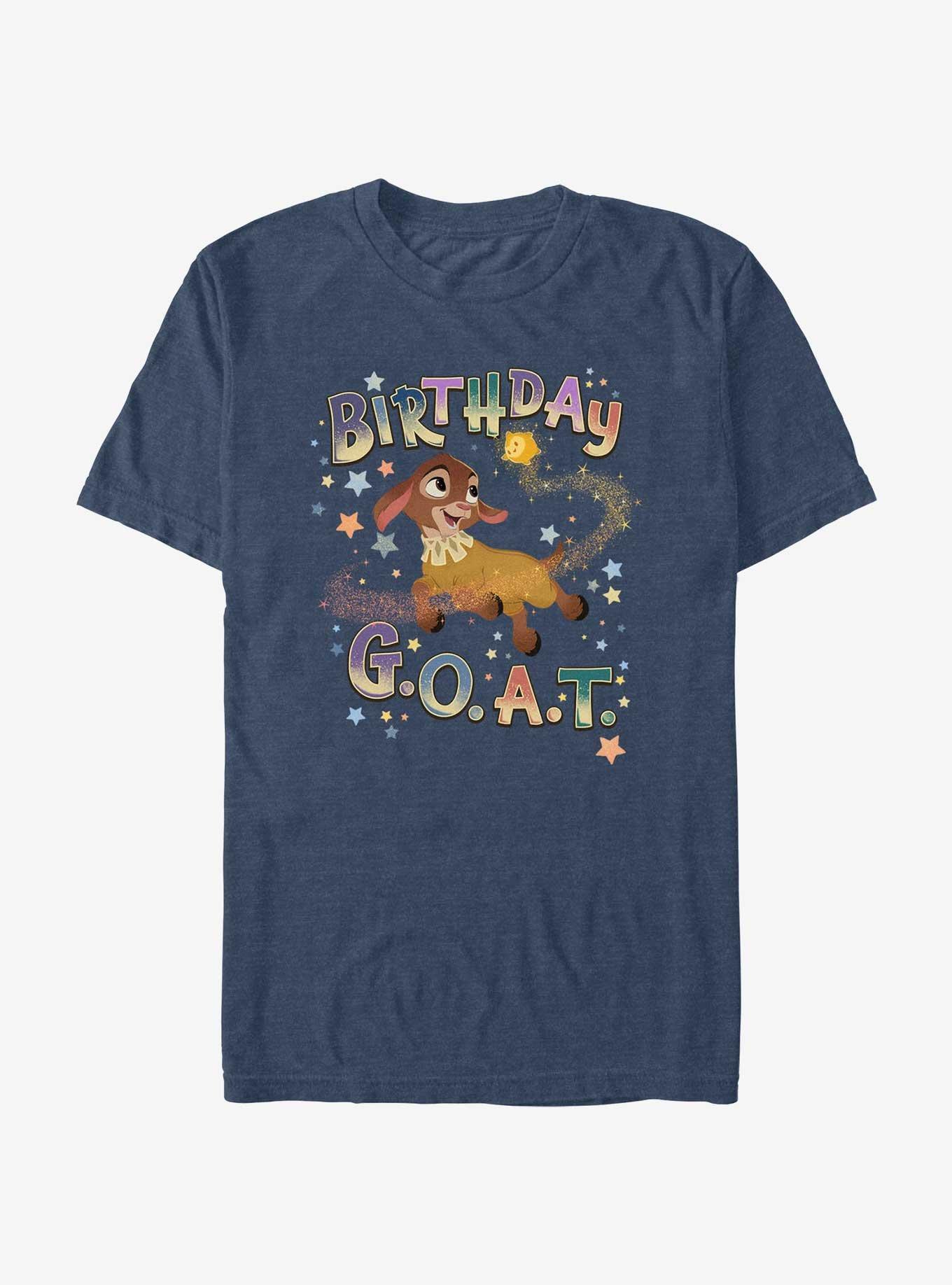 Disney Wish Birthday Goat T-Shirt, NAVY HTR, hi-res