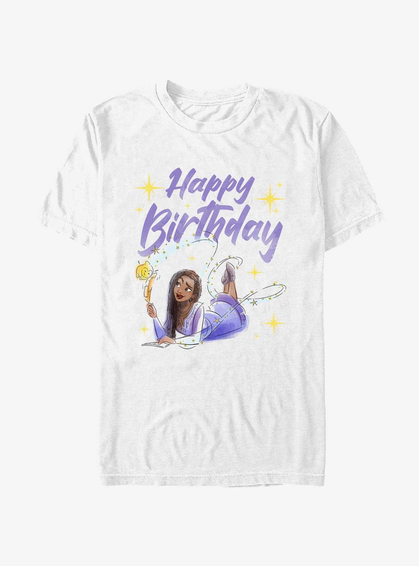 Disney Wish Happy Birthday Wish T-Shirt, WHITE, hi-res