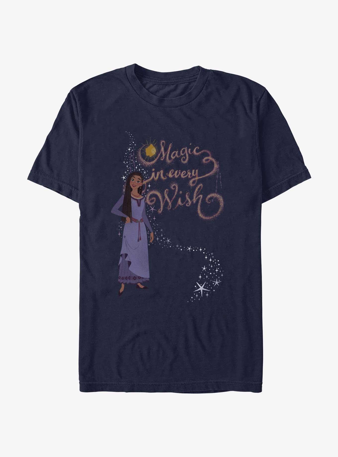 Disney Wish Magic In Every Wish T-Shirt, NAVY, hi-res