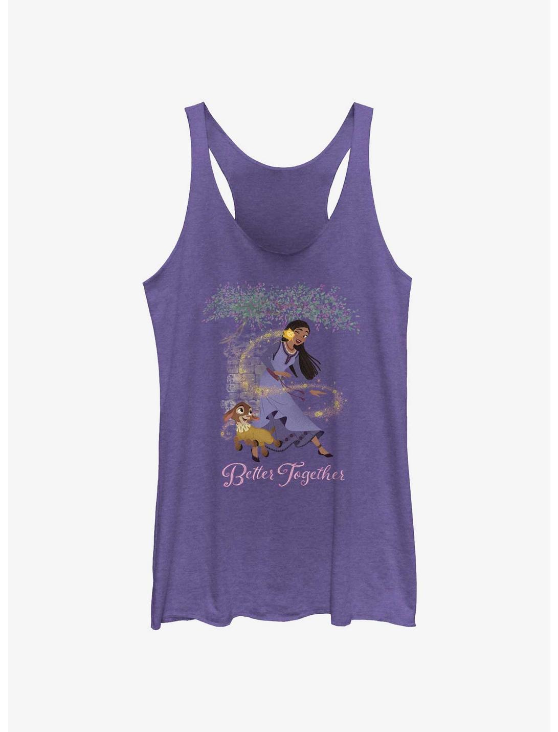 Disney Wish Better Together Womens Tank Top, PUR HTR, hi-res
